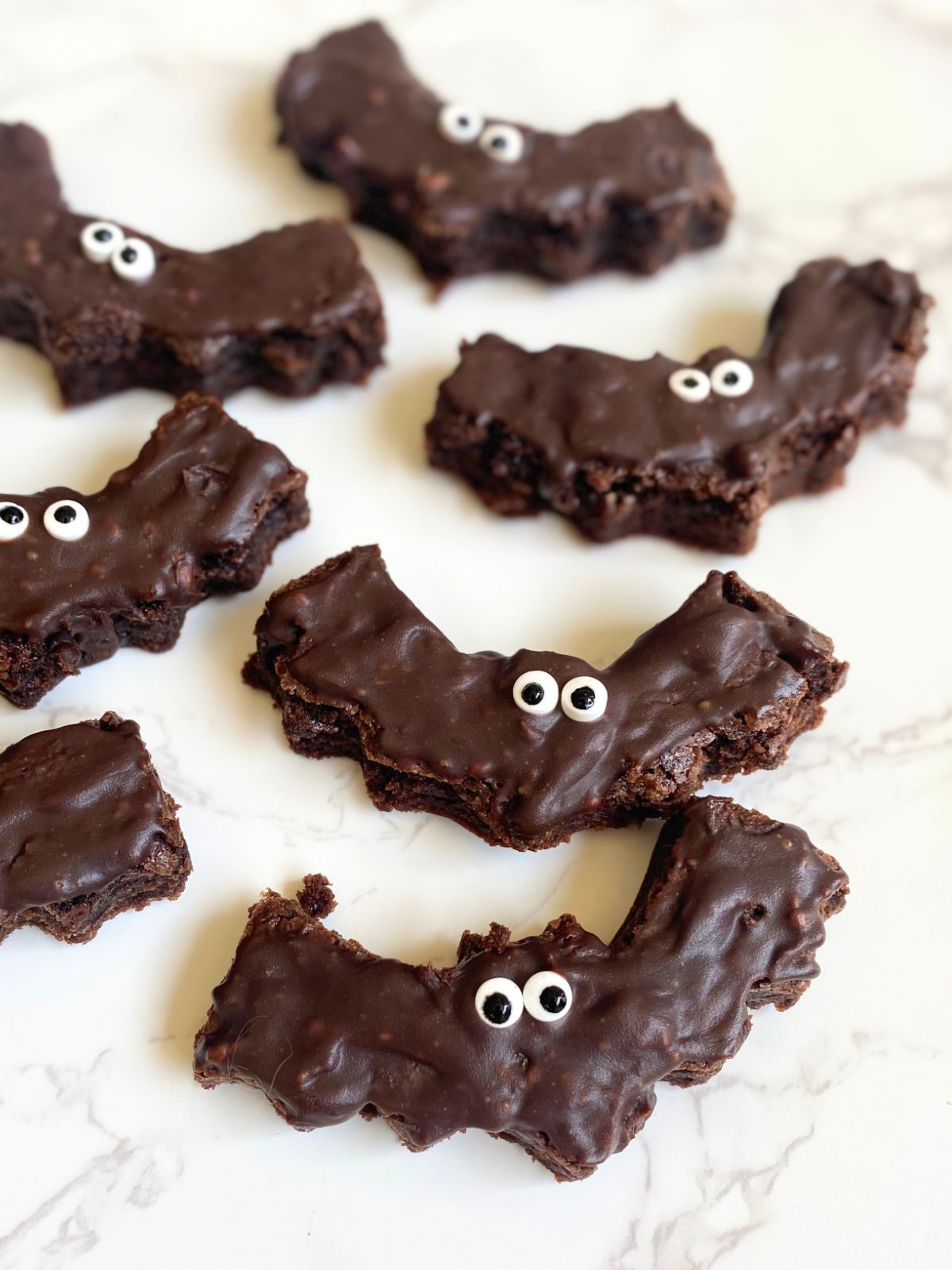 bat-shaped brownies