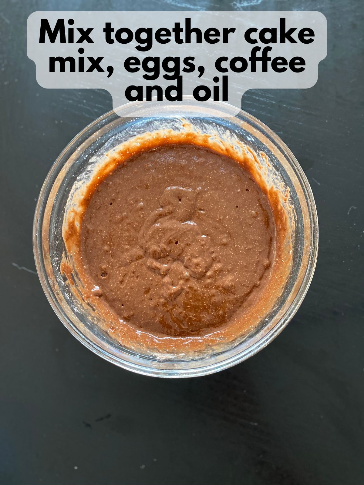 chocolate cupcake batter