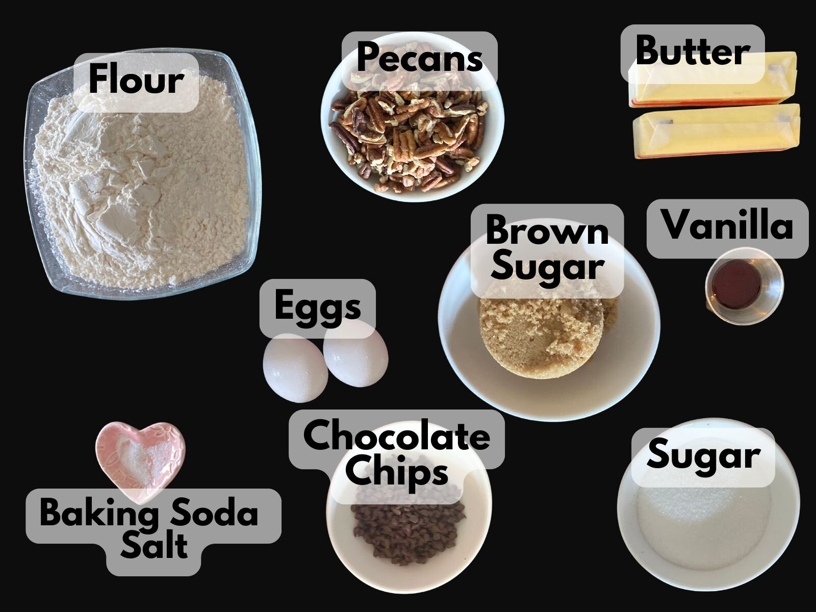 brown butter chocolate chip pecan cookies ingredients