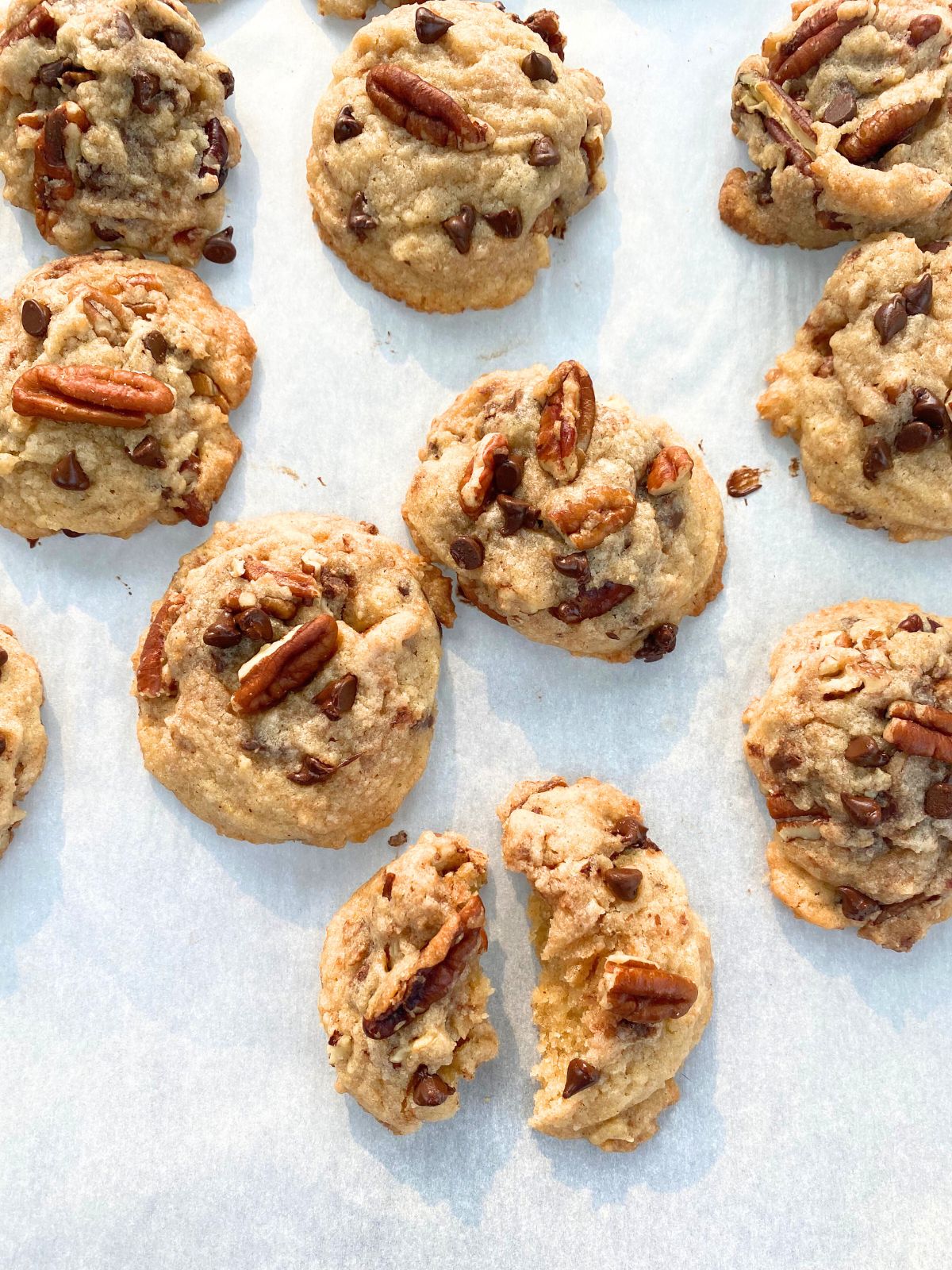 brown butter chocolate chip pecan cookies