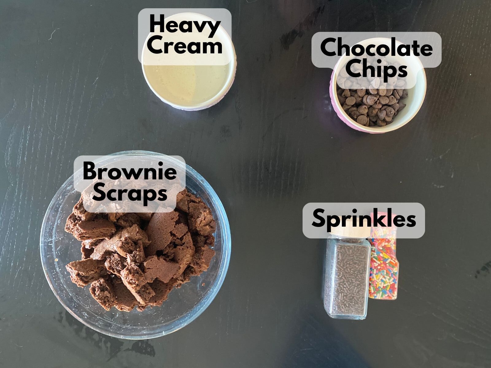 brownie truffles ingredients