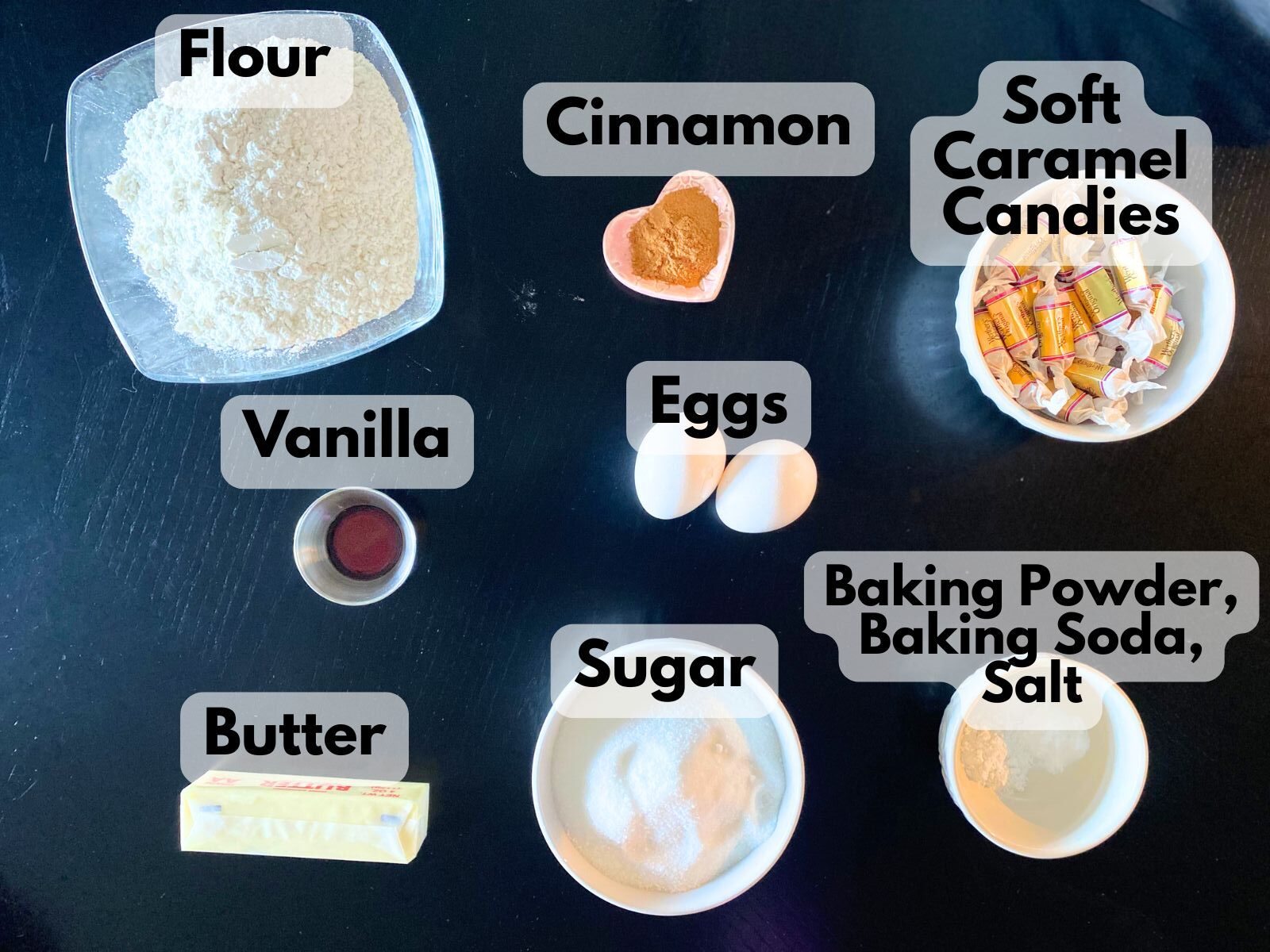 caramel stuffed snickerdoodles ingredients