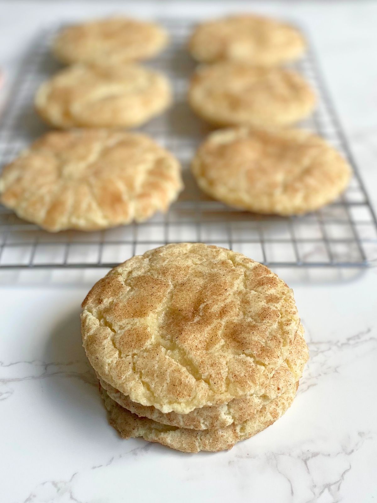 caramel stuffed snickerdoodles