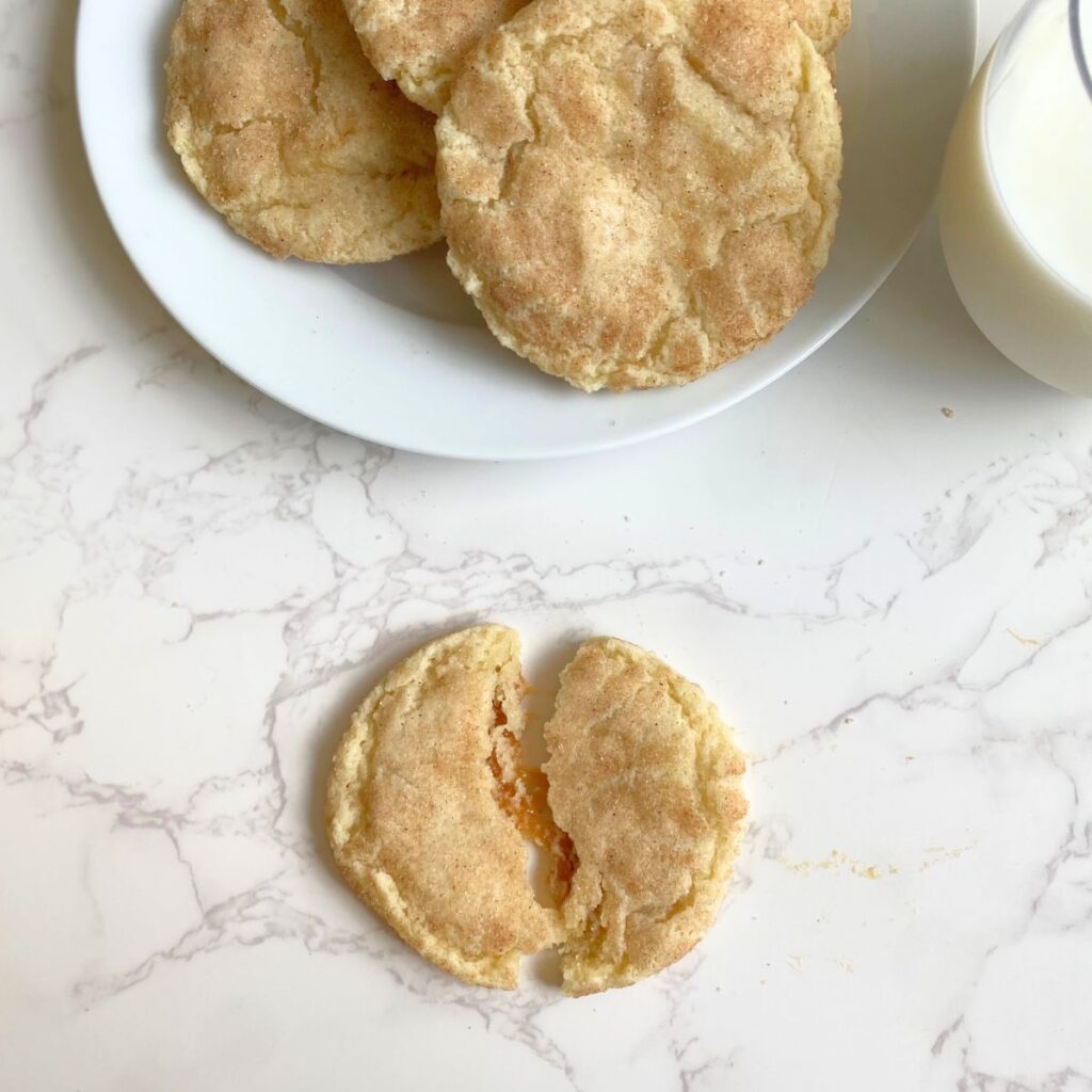 caramel stuffed snickerdoodles