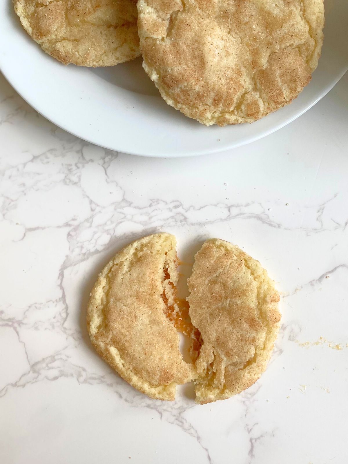 caramel stuffed snickerdoodles
