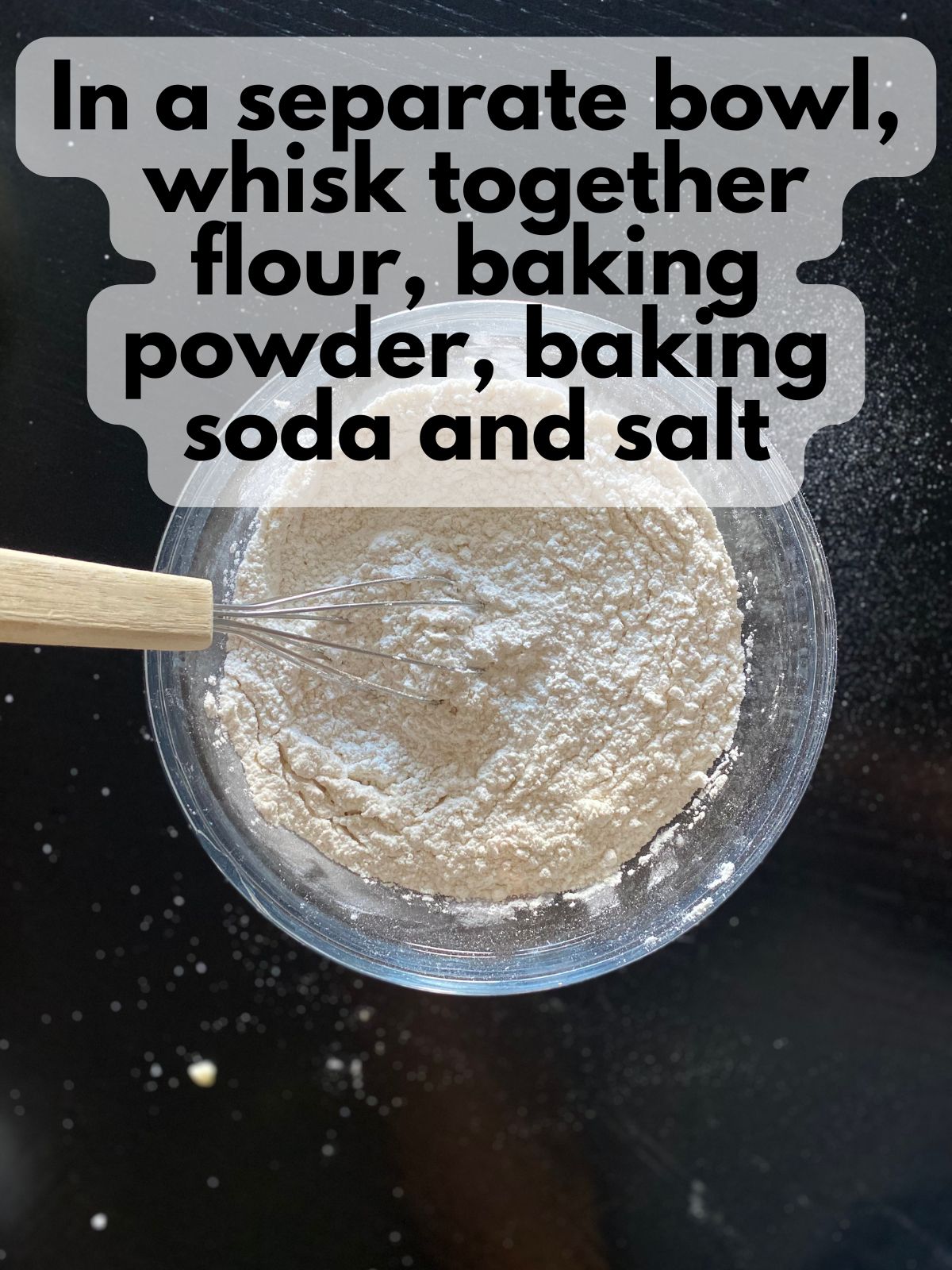 mixed dry ingredients for snickerdoodles