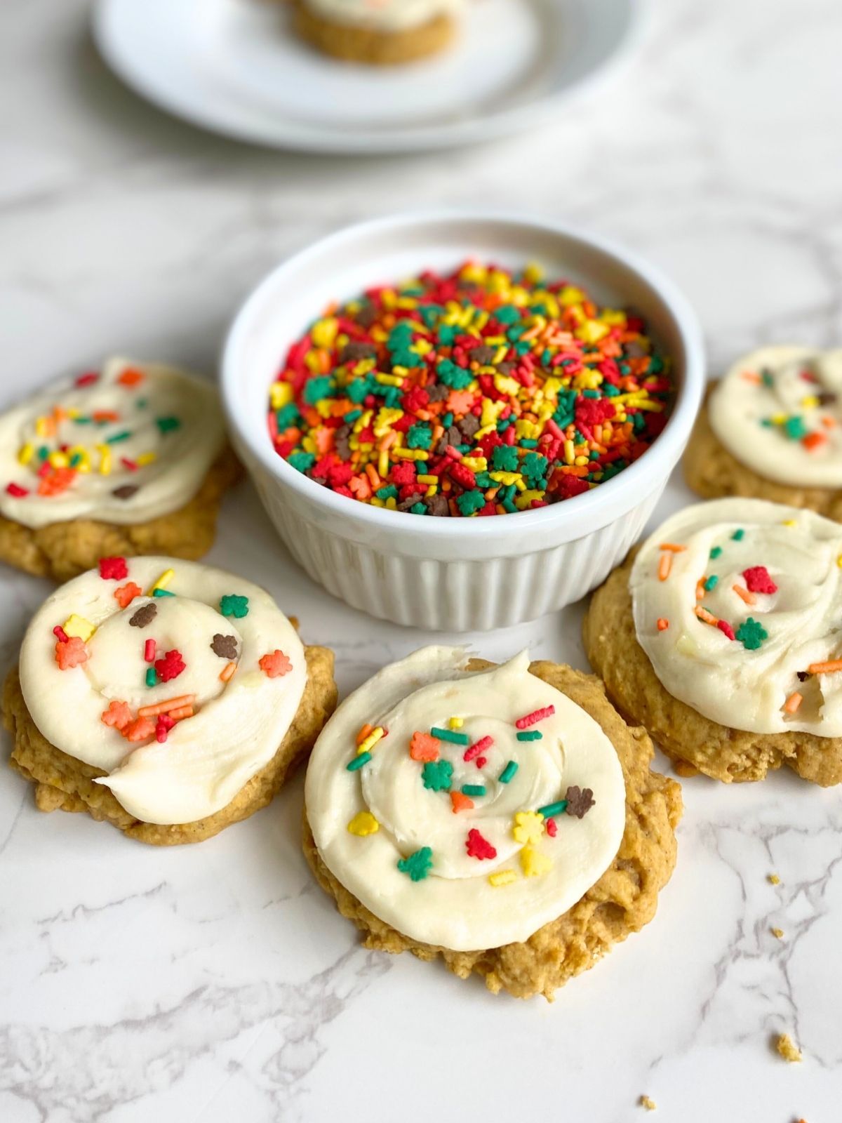 fall frosted sugar cookies