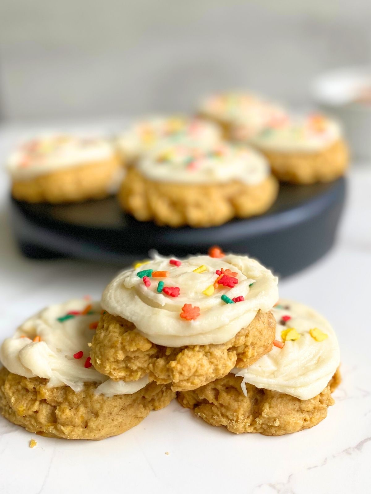 fall frosted sugar cookies