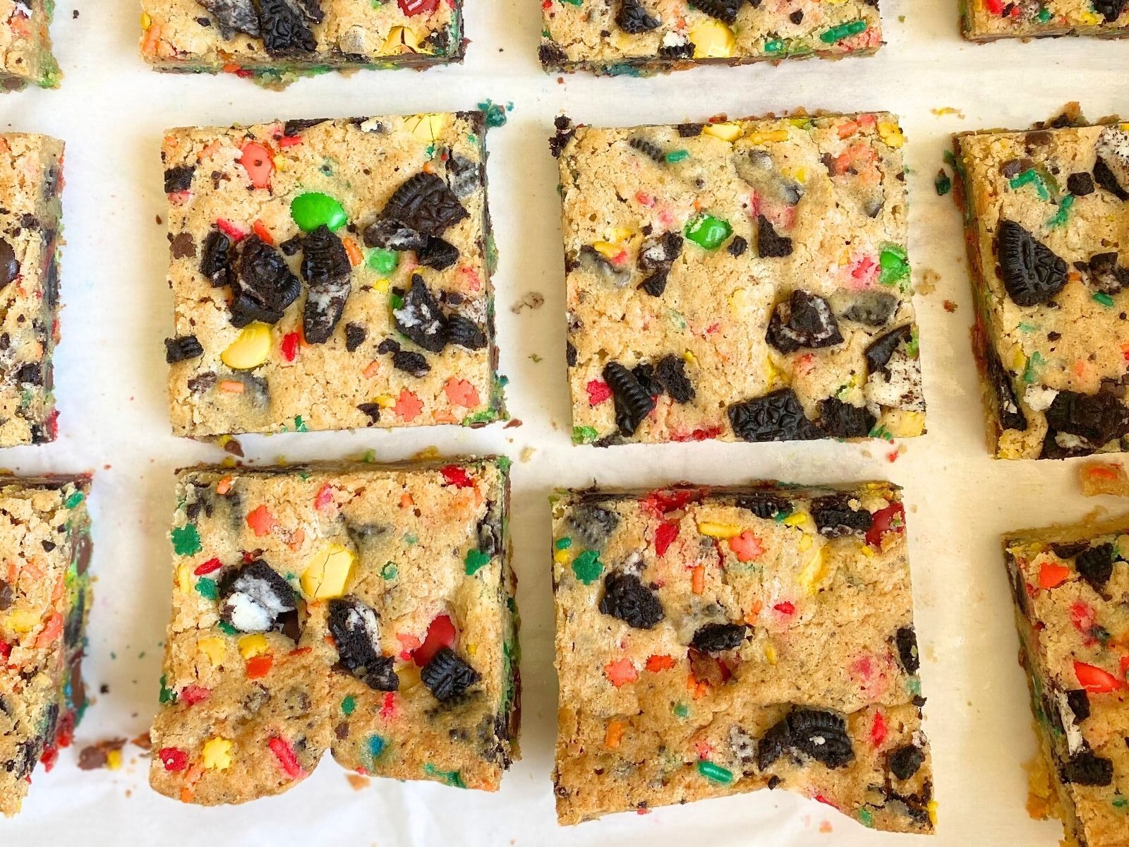 fall themed blondies
