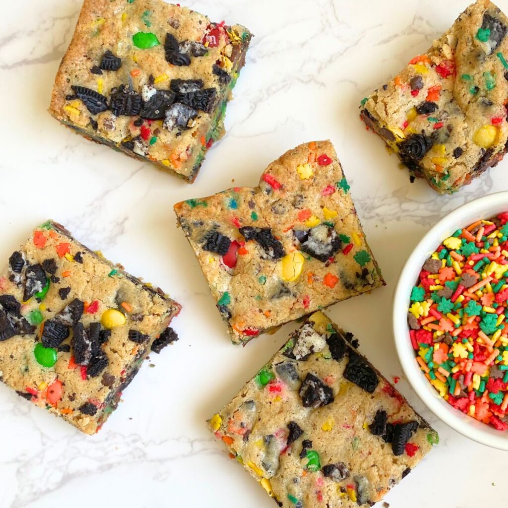 fall themed blondies