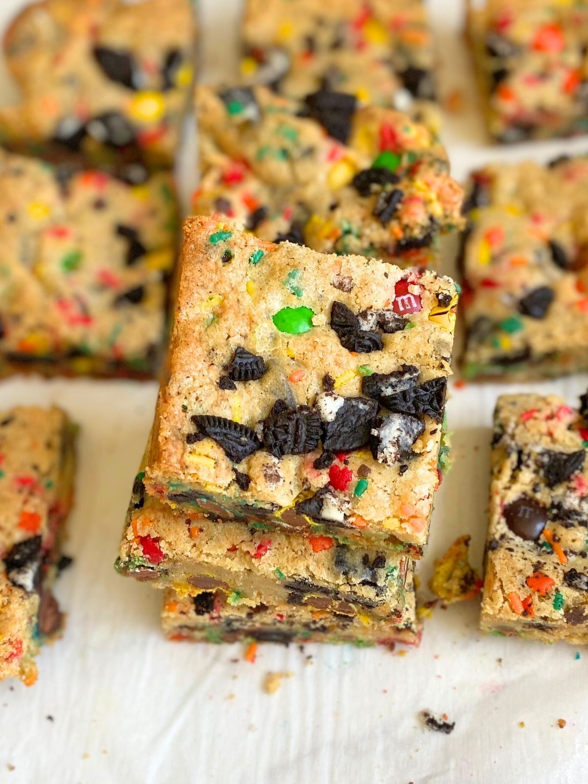 fall themed blondies