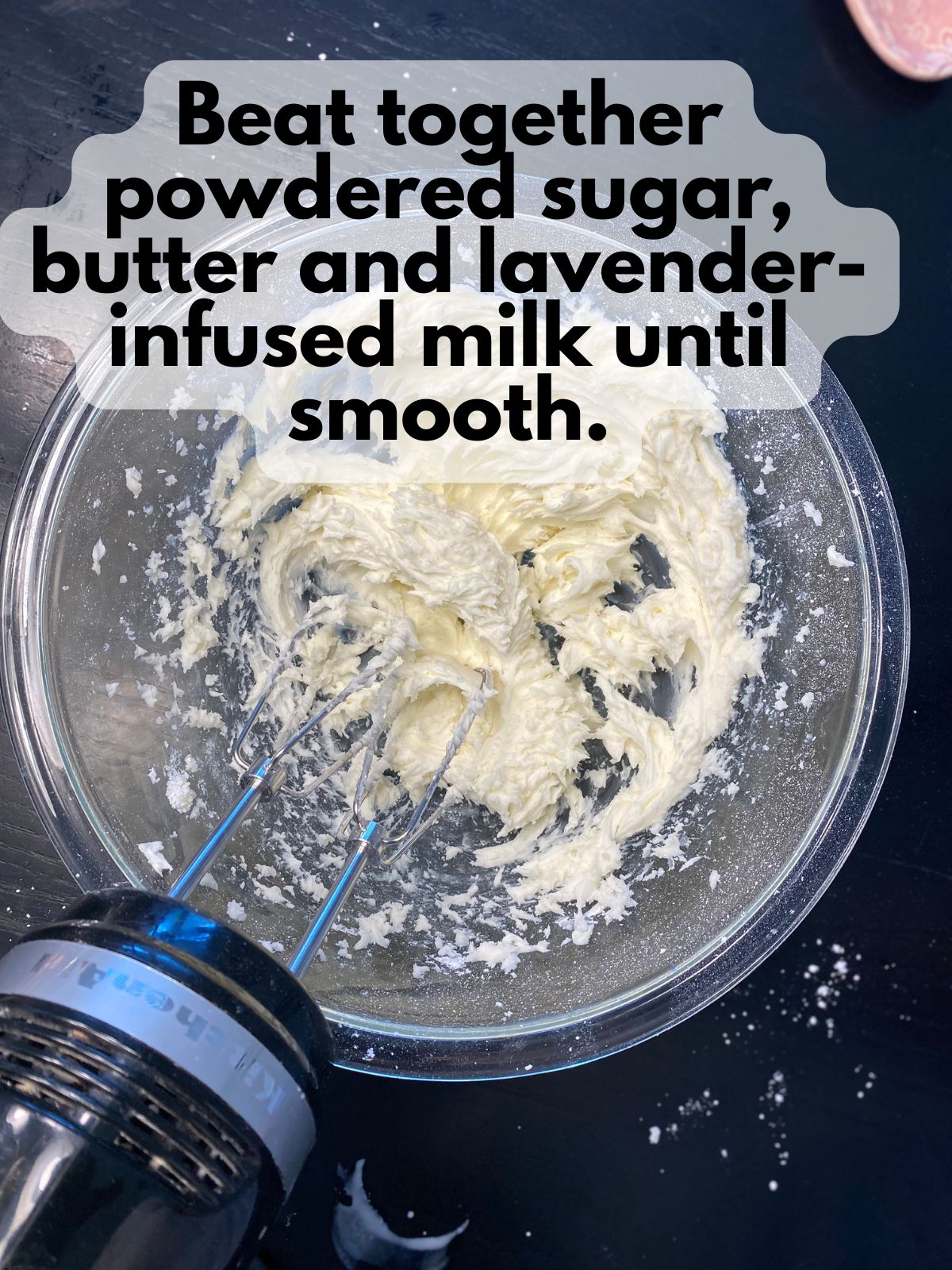 lavender buttercream frosting