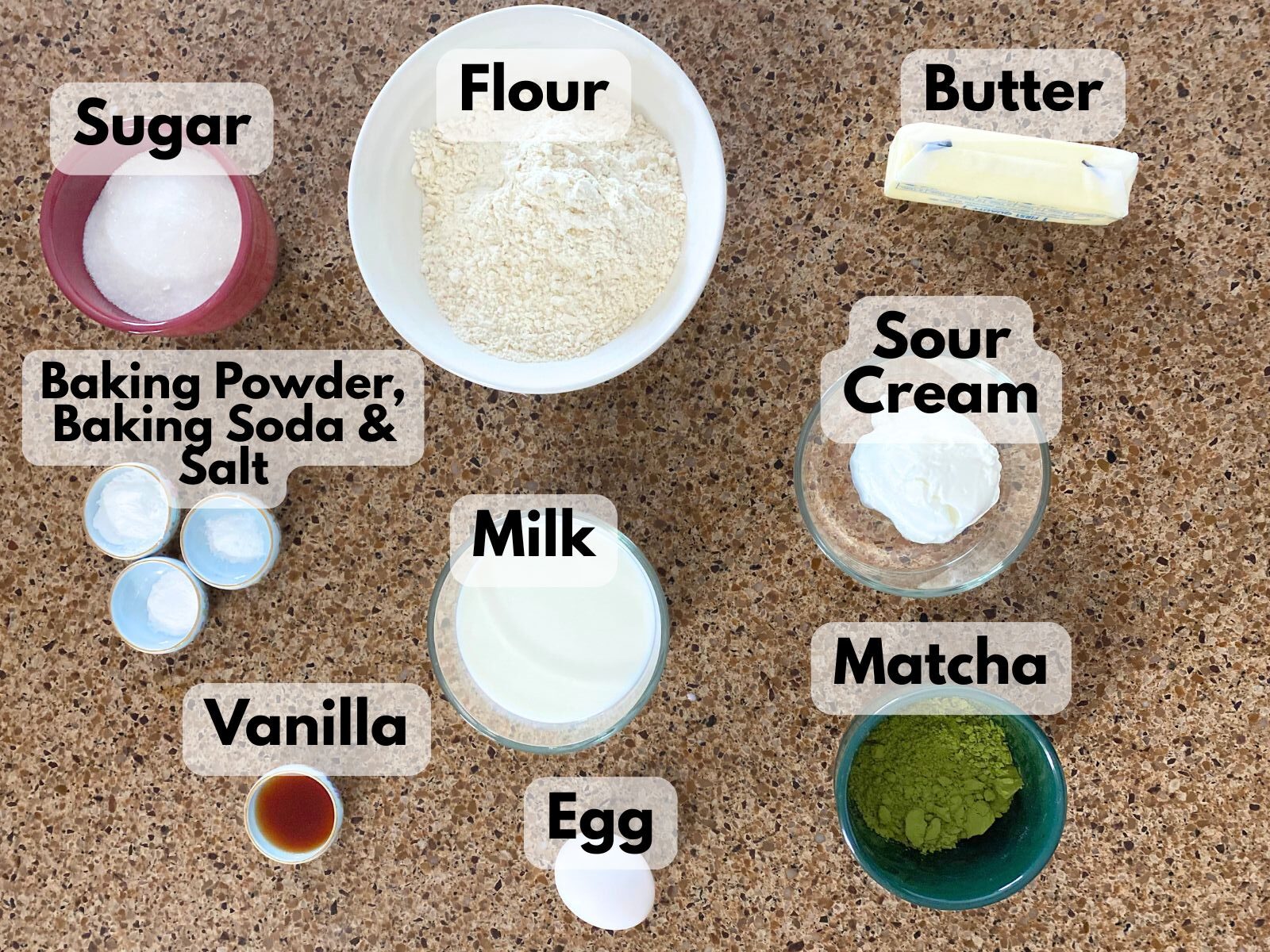 matcha whoopie pie ingredients
