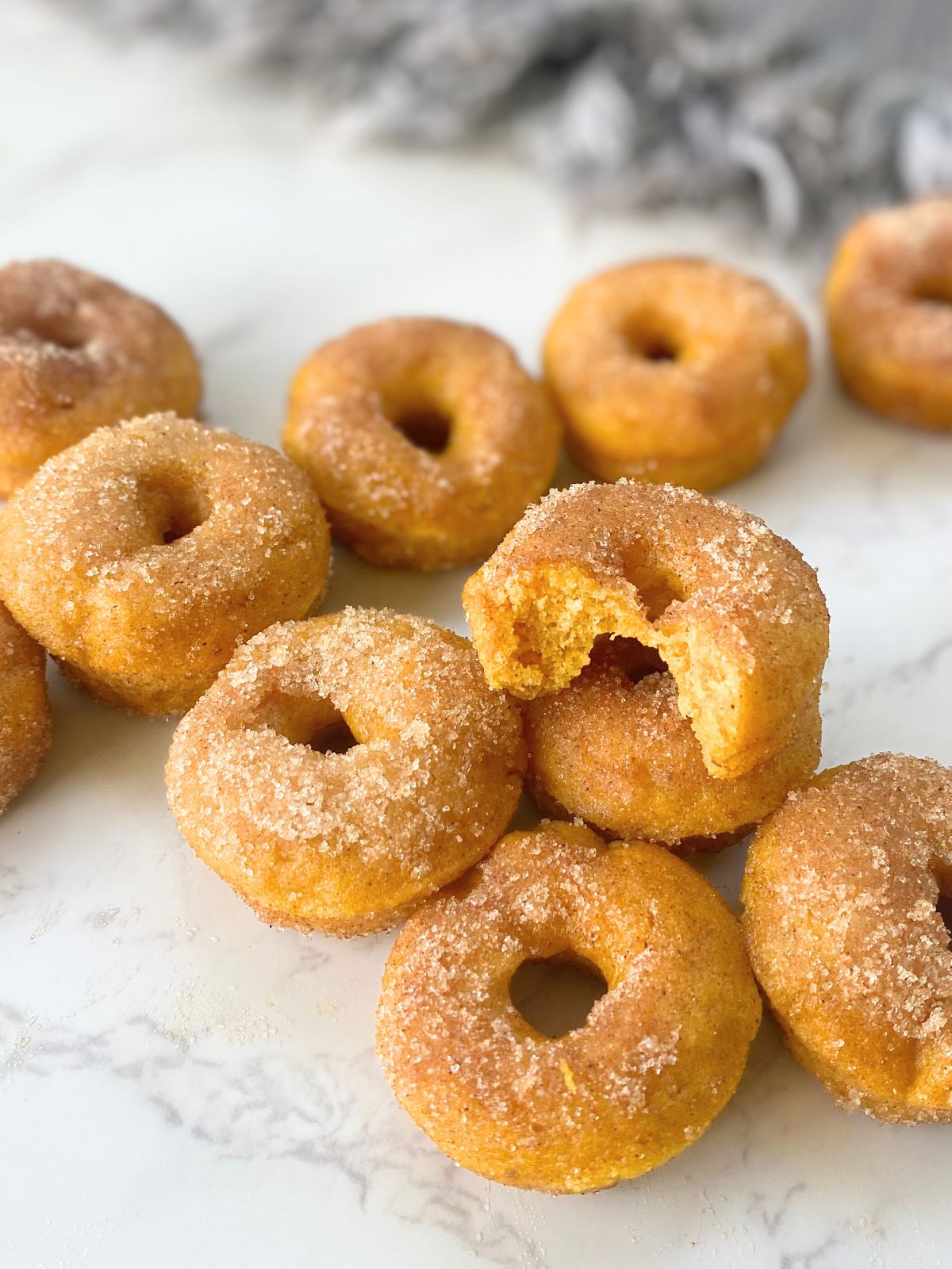 mini pumpkin donuts