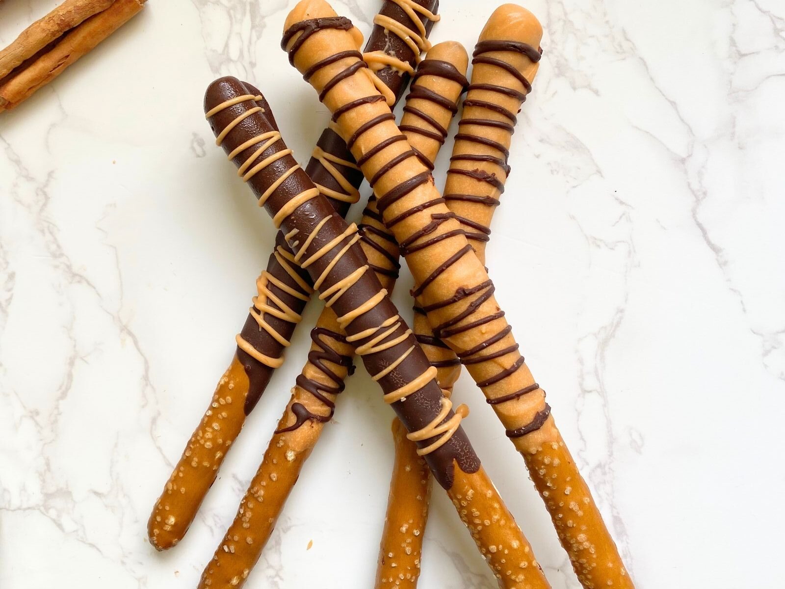 pumpkin spice pretzel rods