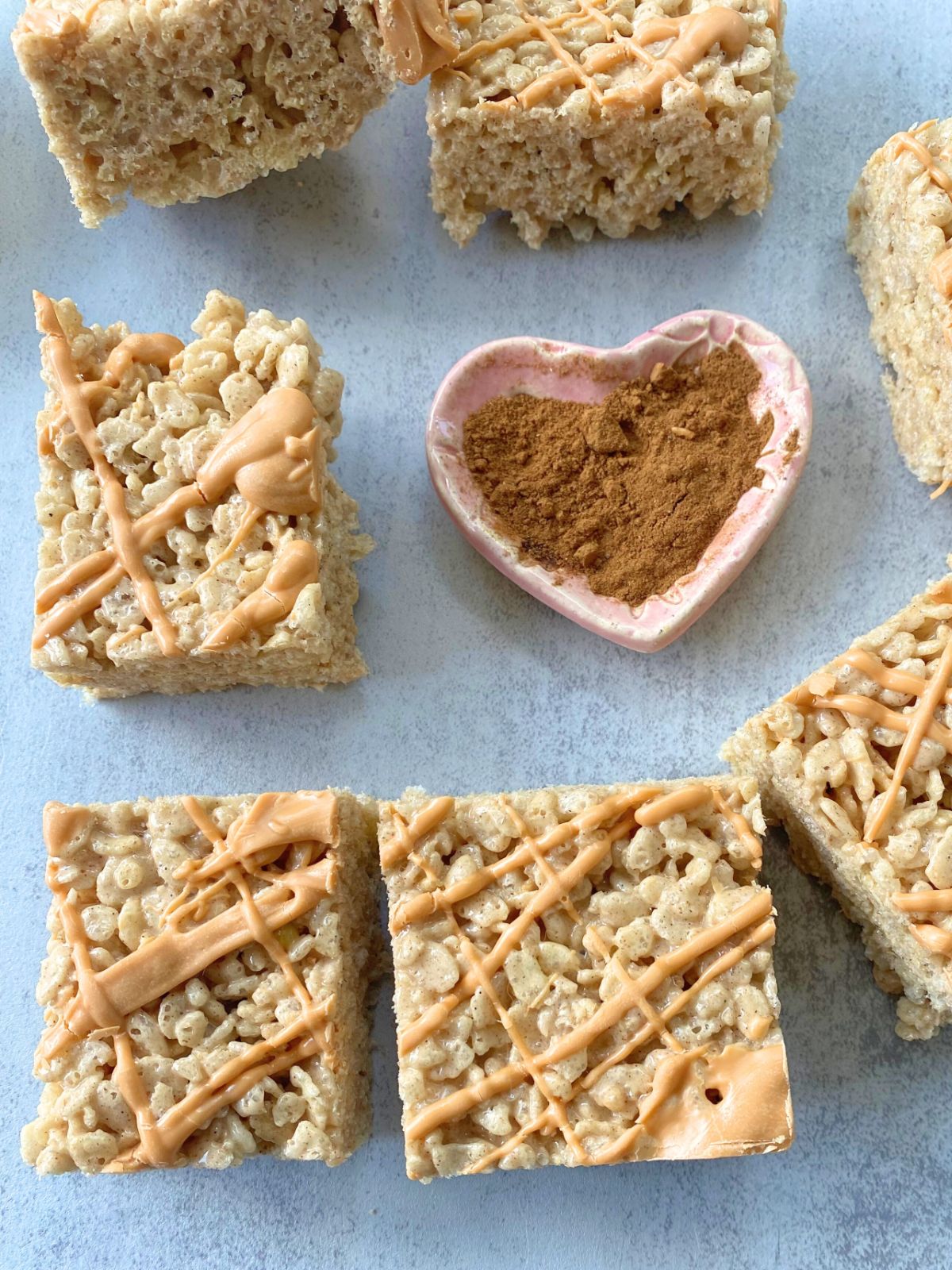 pumpkin spice rice krispie treats
