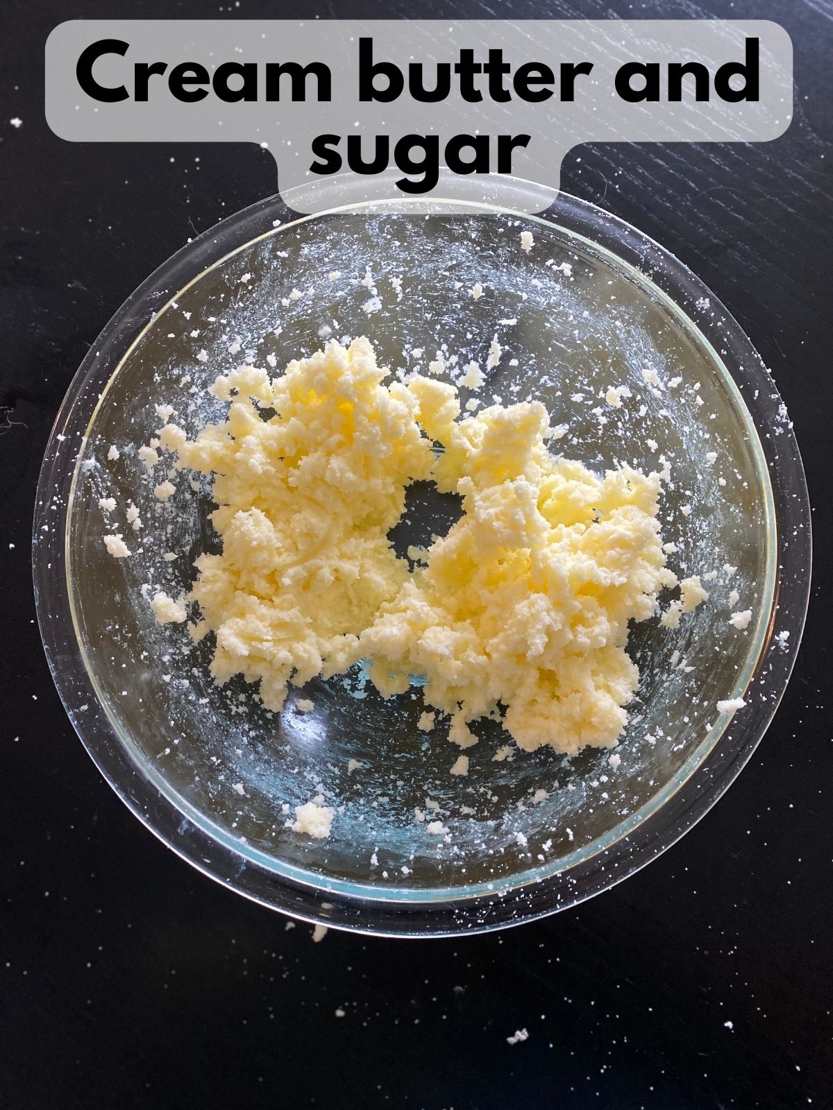 butter creamed with sugar