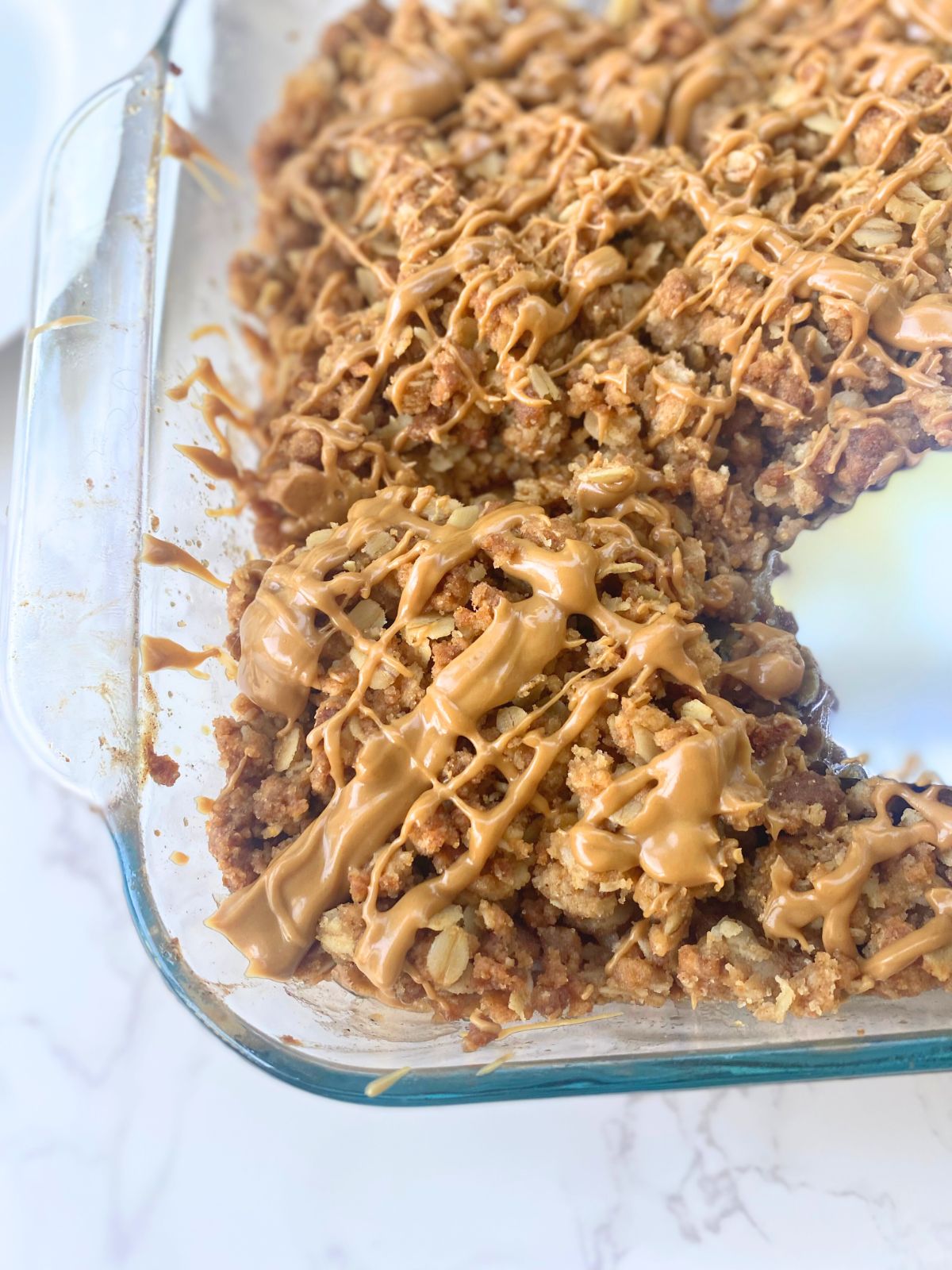 biscoff apple crumble