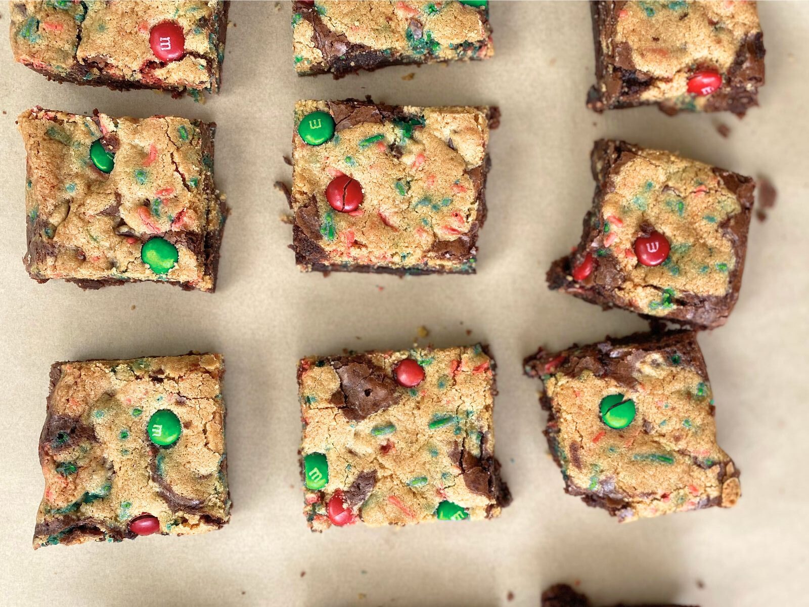 Christmas brookies