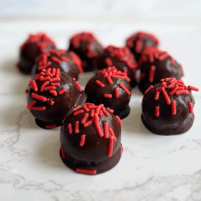 Christmas peanut butter balls