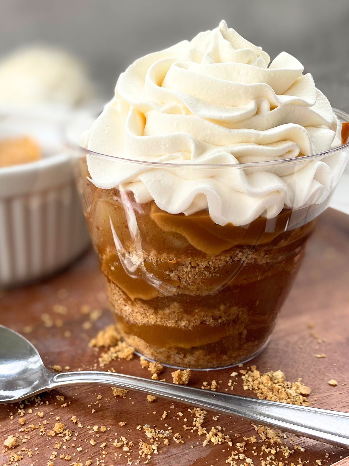 apple pie dulce de leche parfaits