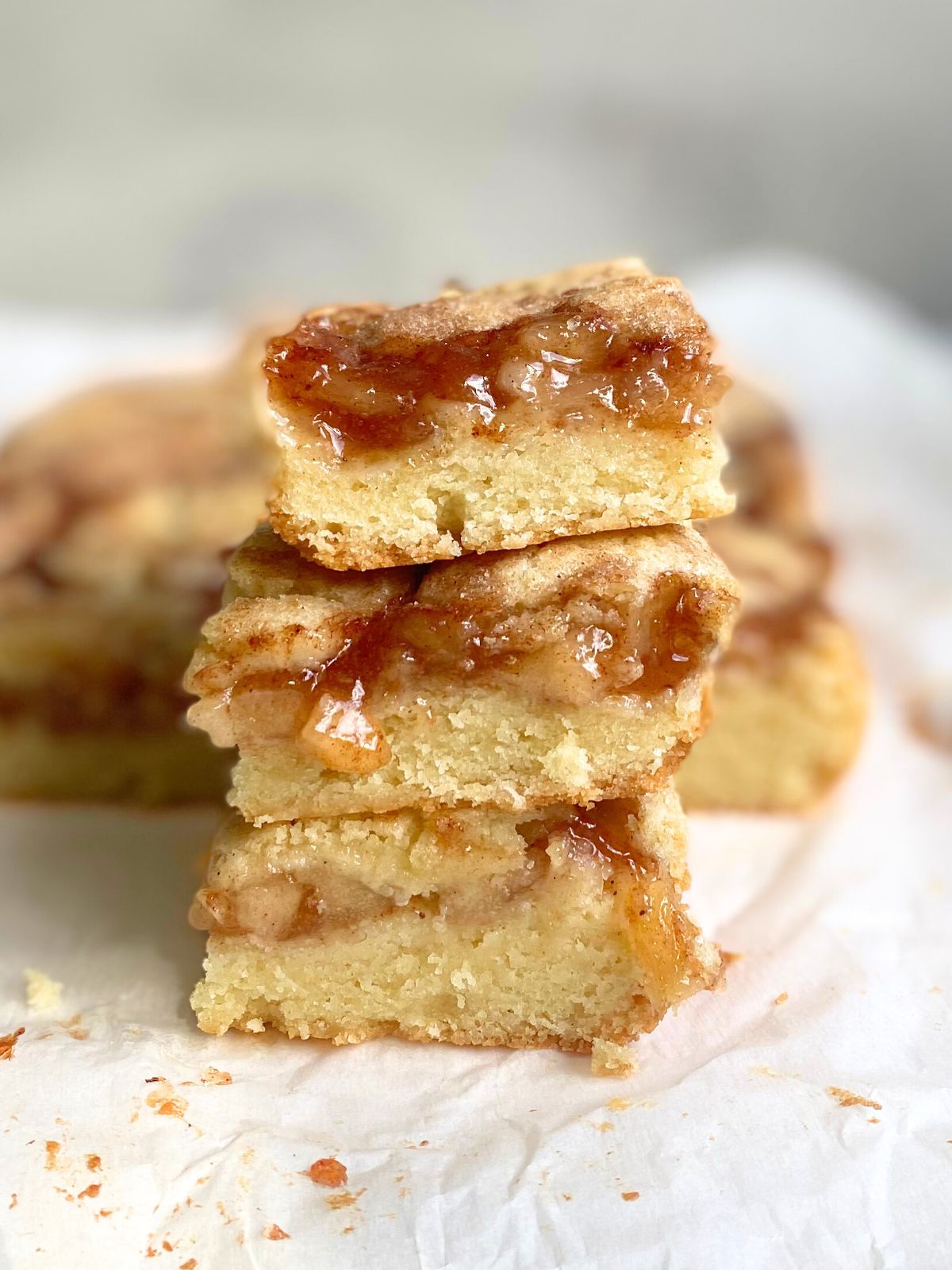 apple pie sugar cookie bars