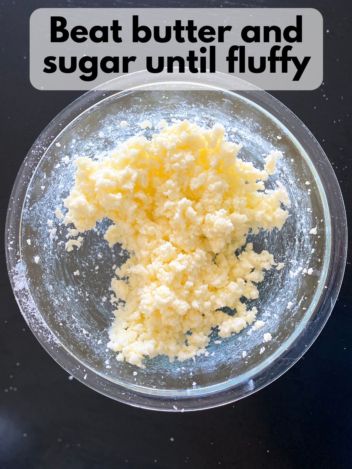 butter creamed with sugar