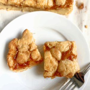 apple pie sugar cookie bars