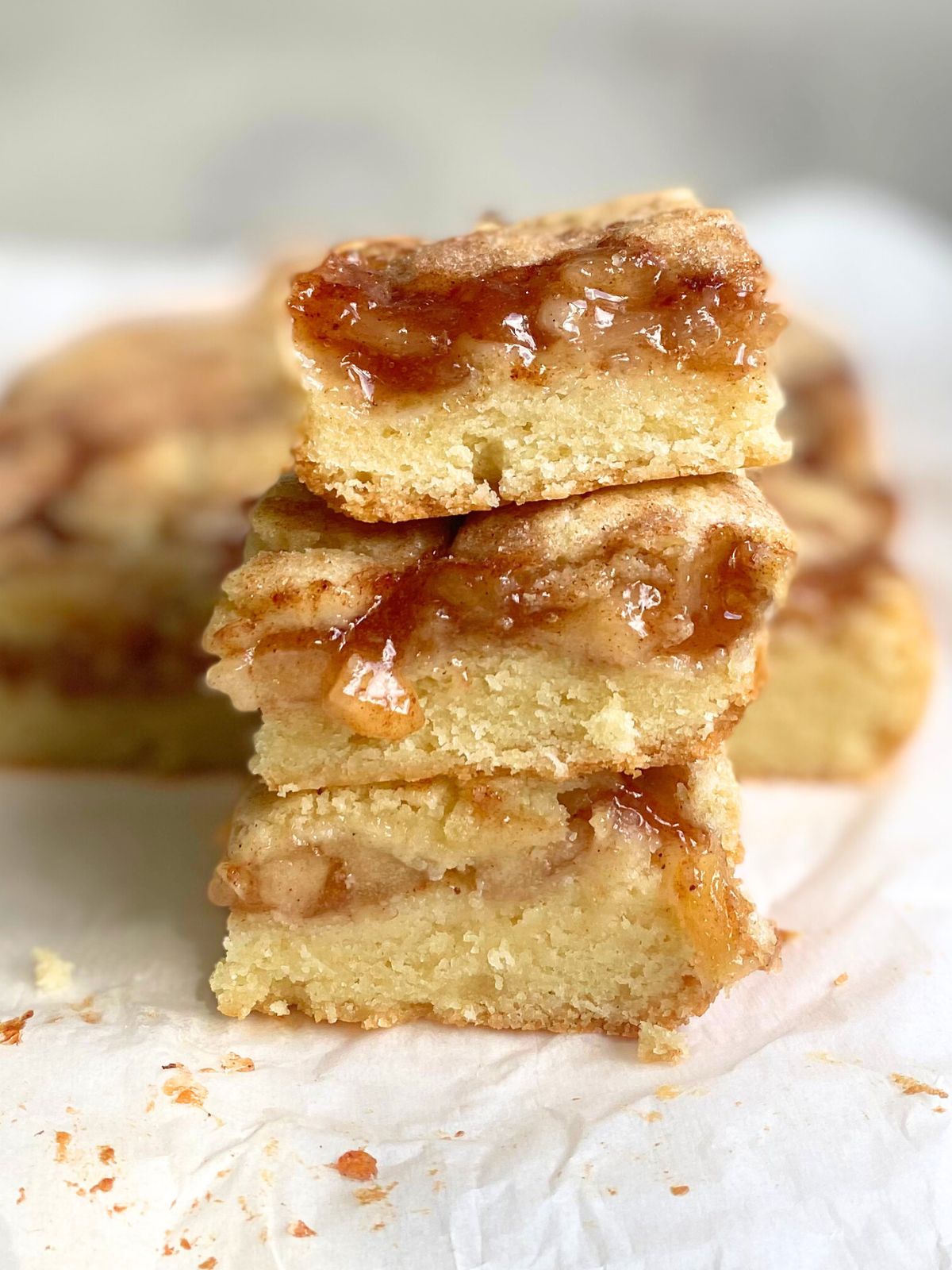 apple pie sugar cookies bars