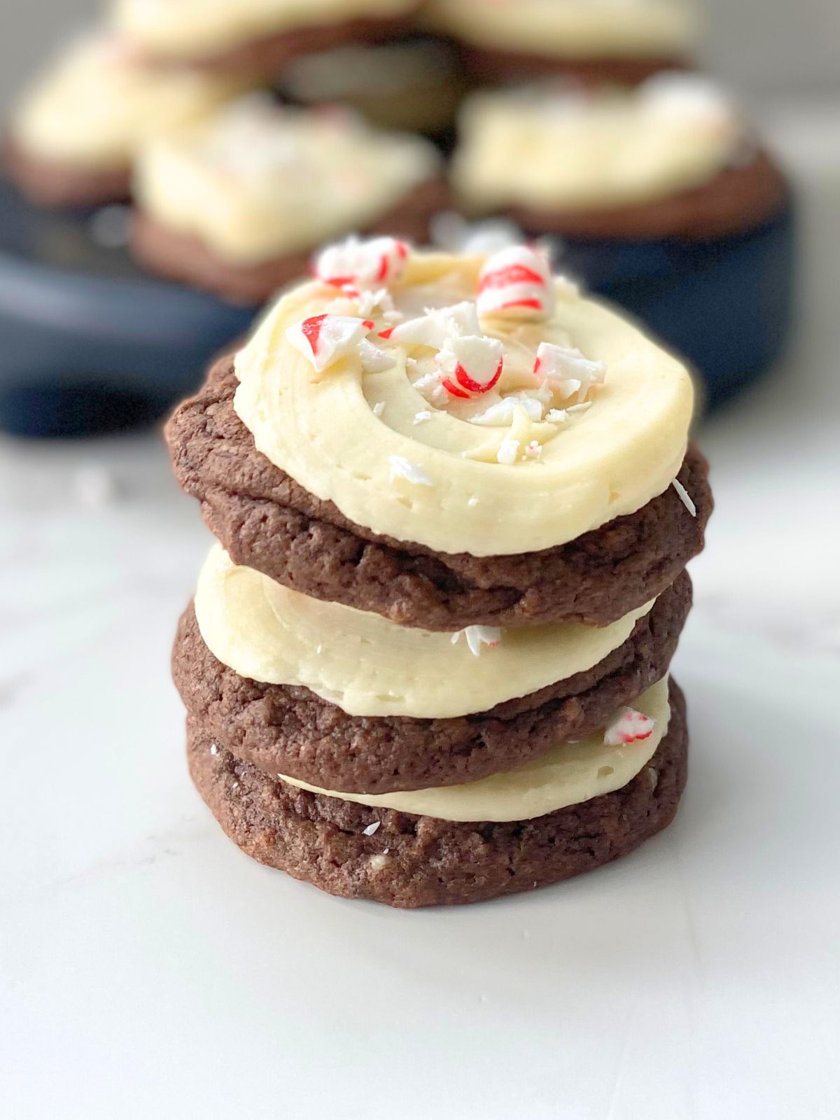 chocolate peppermint cake mix cookies