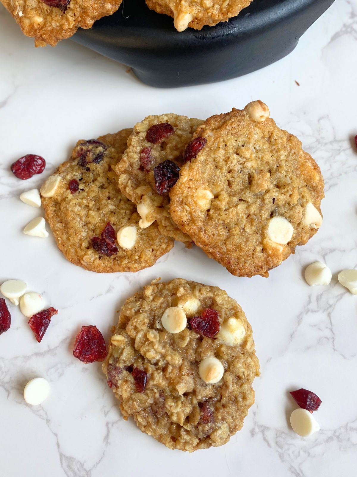 cranberry white chocolate oatmeal cookies
