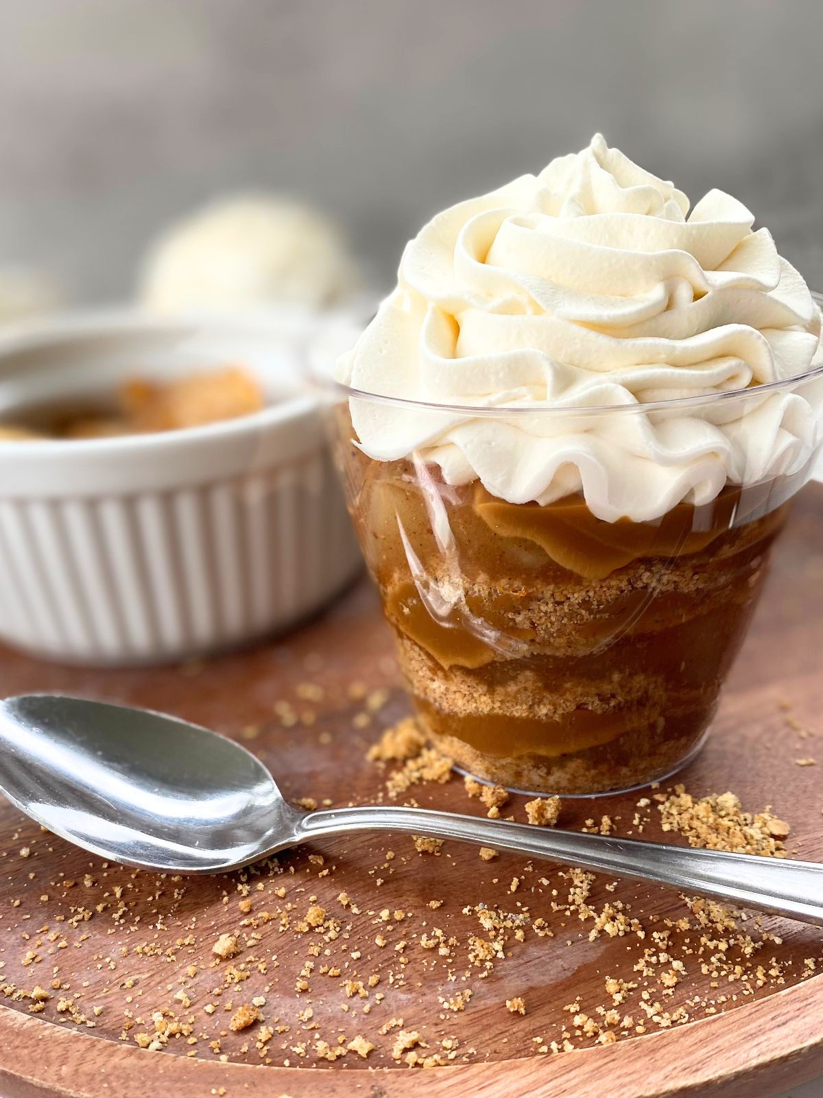 dulce de leche apple pie parfait
