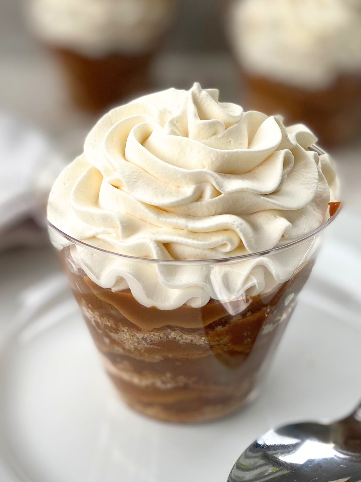 dulce de leche apple pie parfait