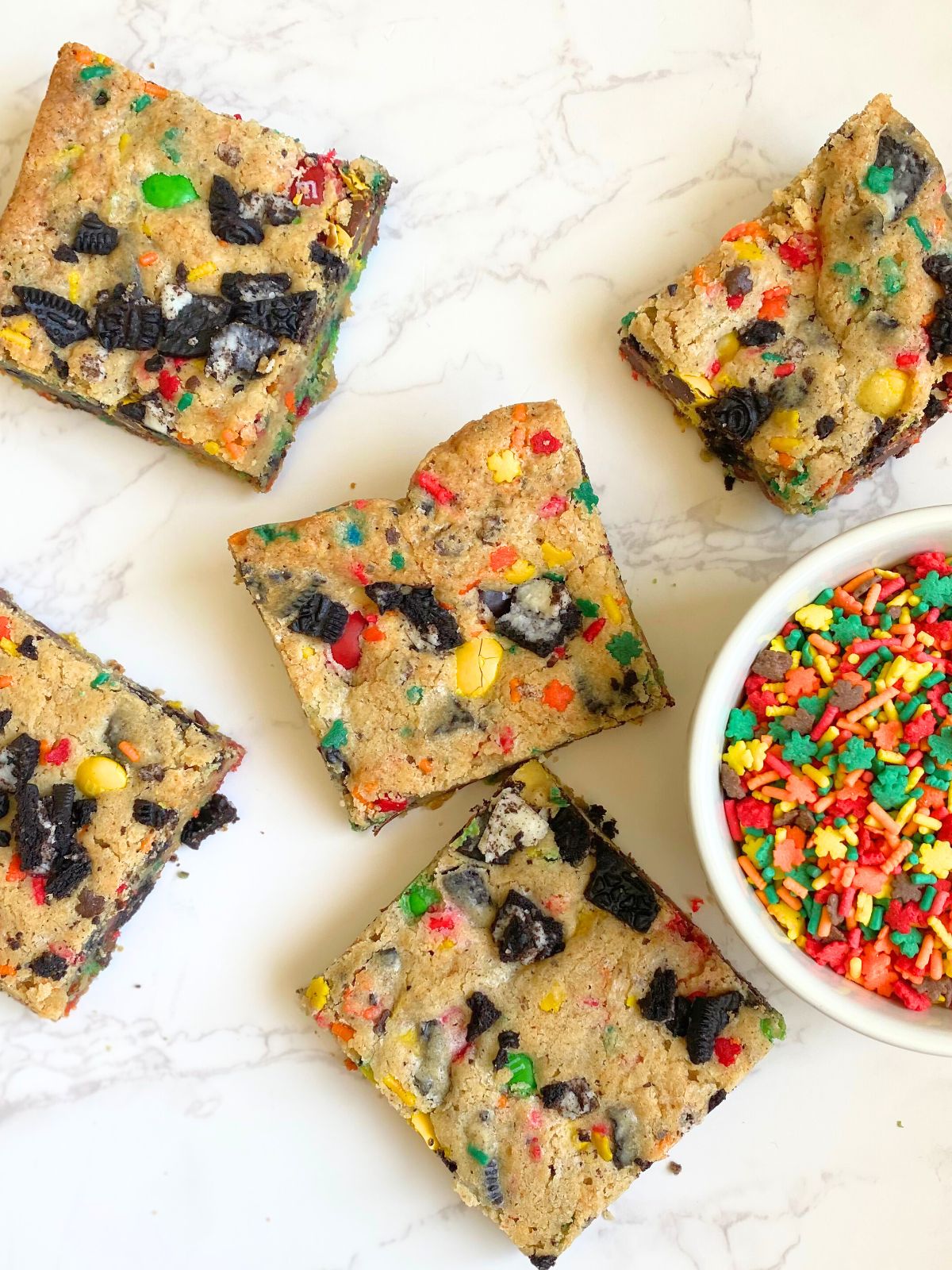 fall themed blondies