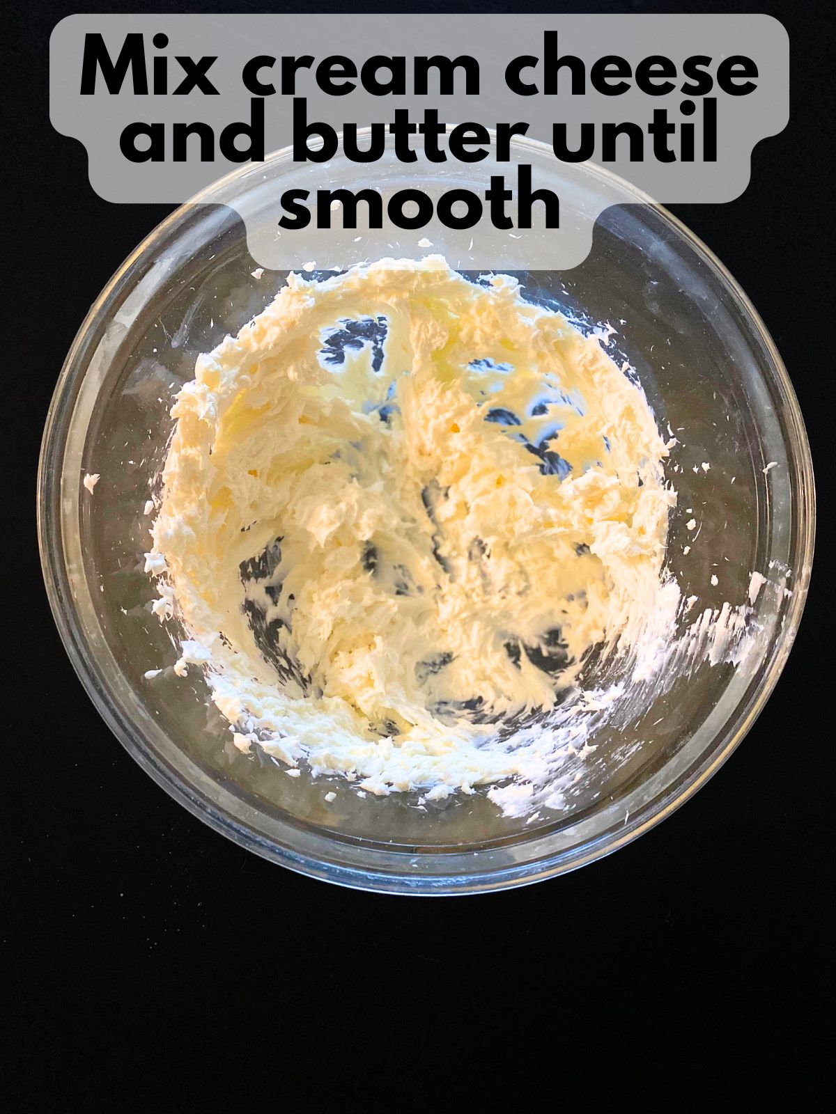 cream cheese mixed with butter