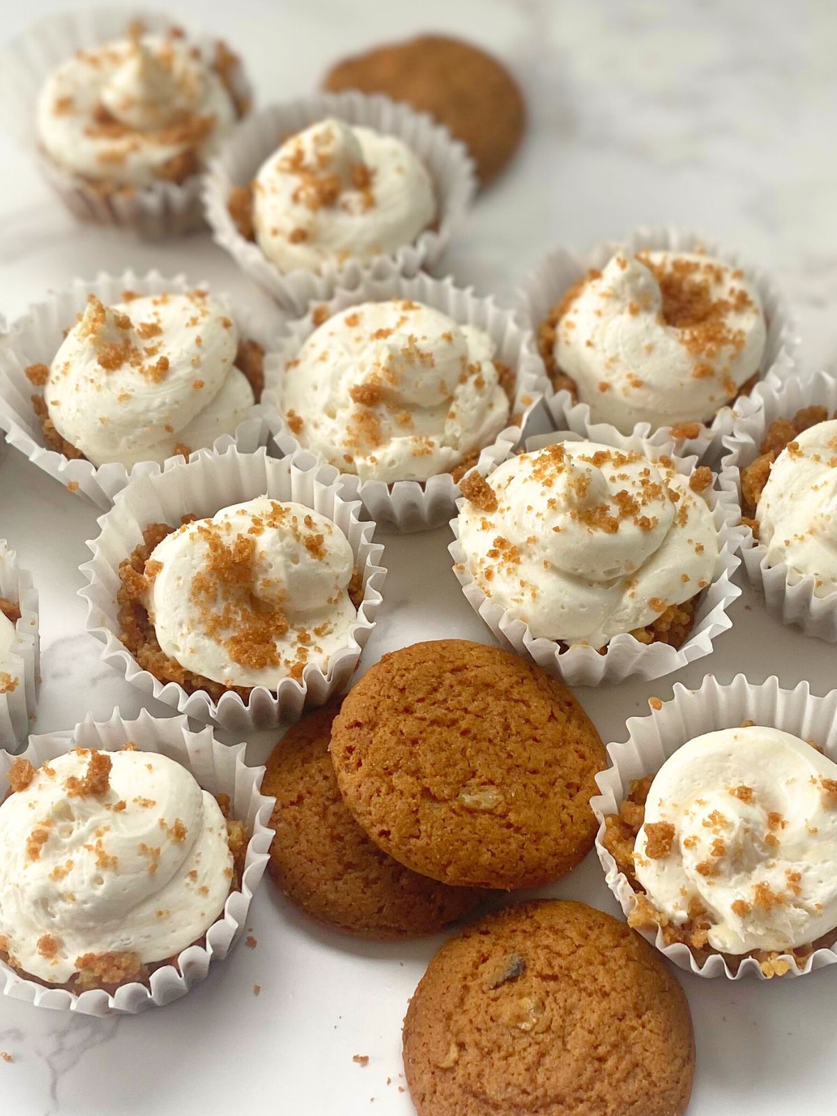 gingersnap cheesecake bites