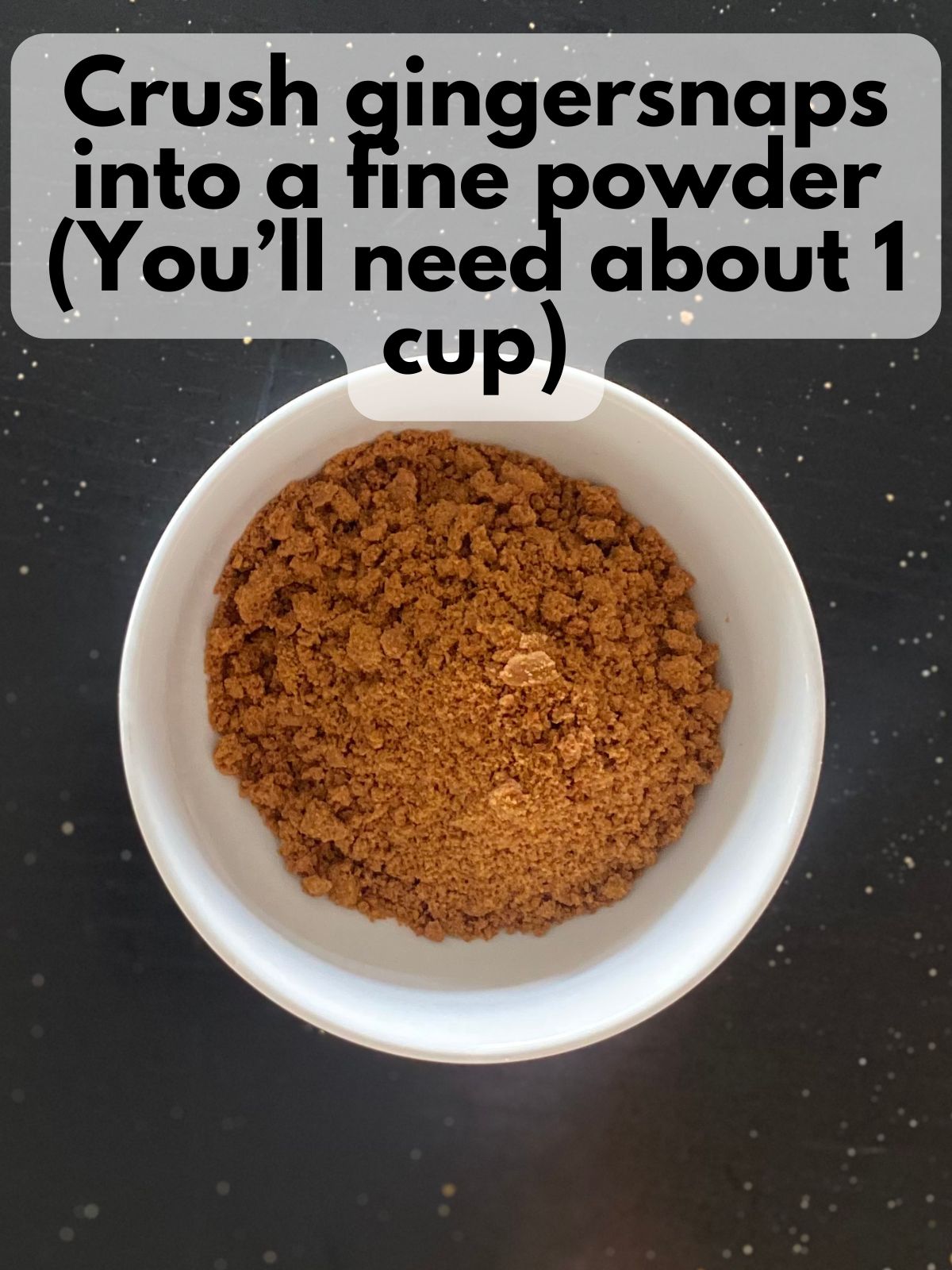 crushed ginngersnaps