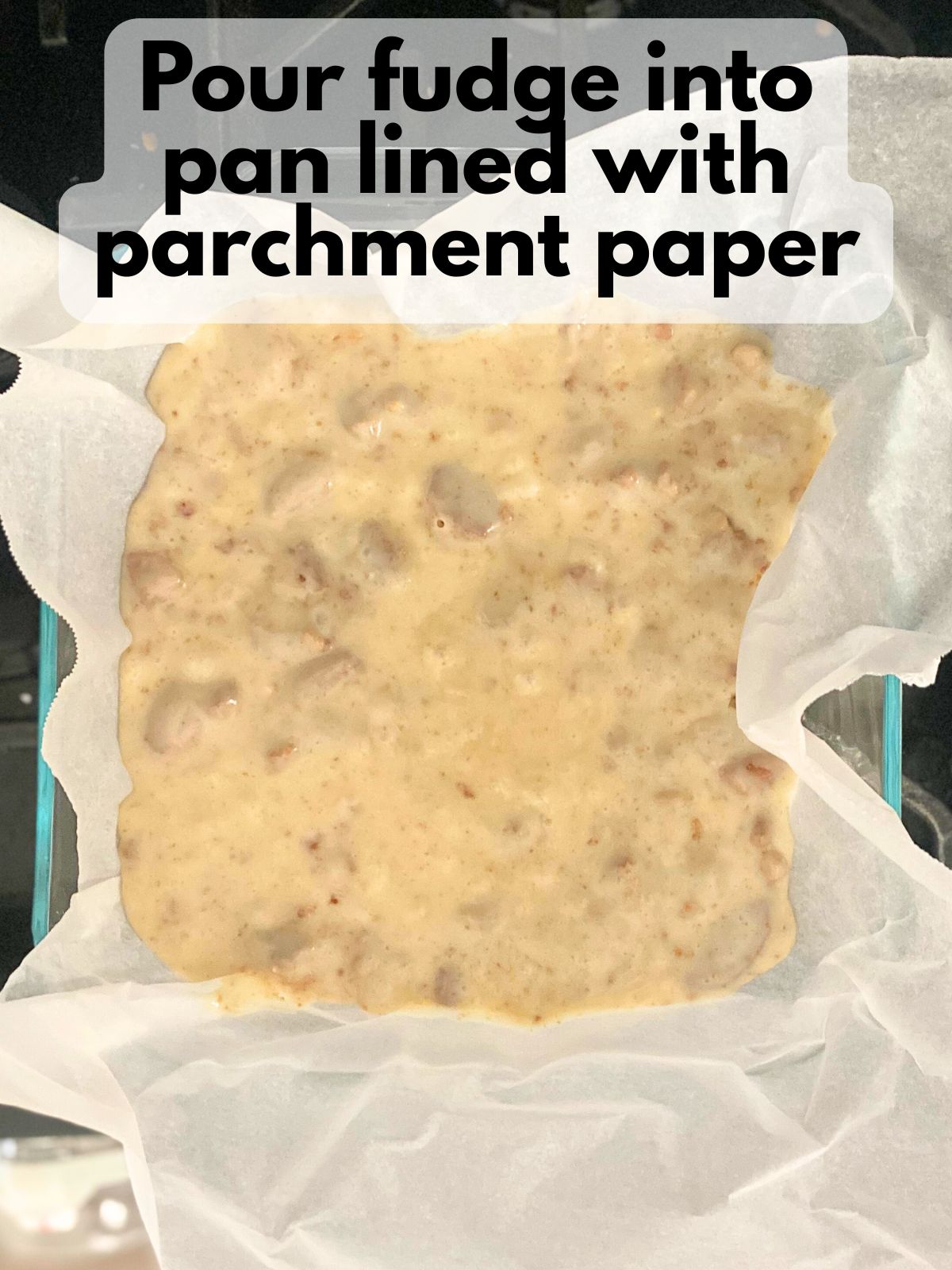 gingersnap fudge in a pan