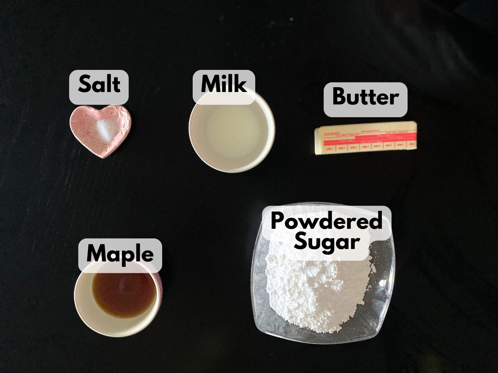 brown butter maple glaze ingredients