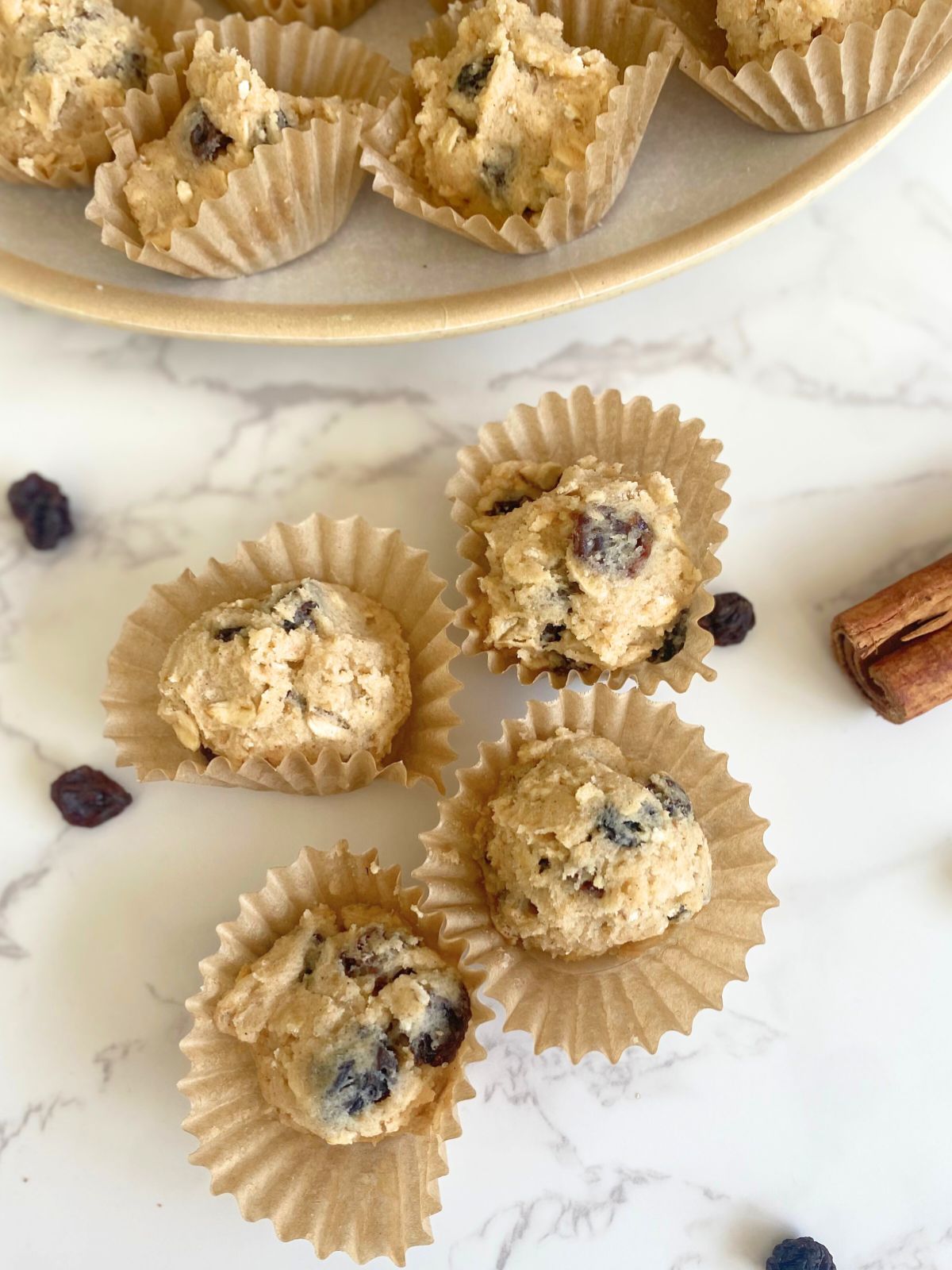 oatmeal raisin edible cookie dough
