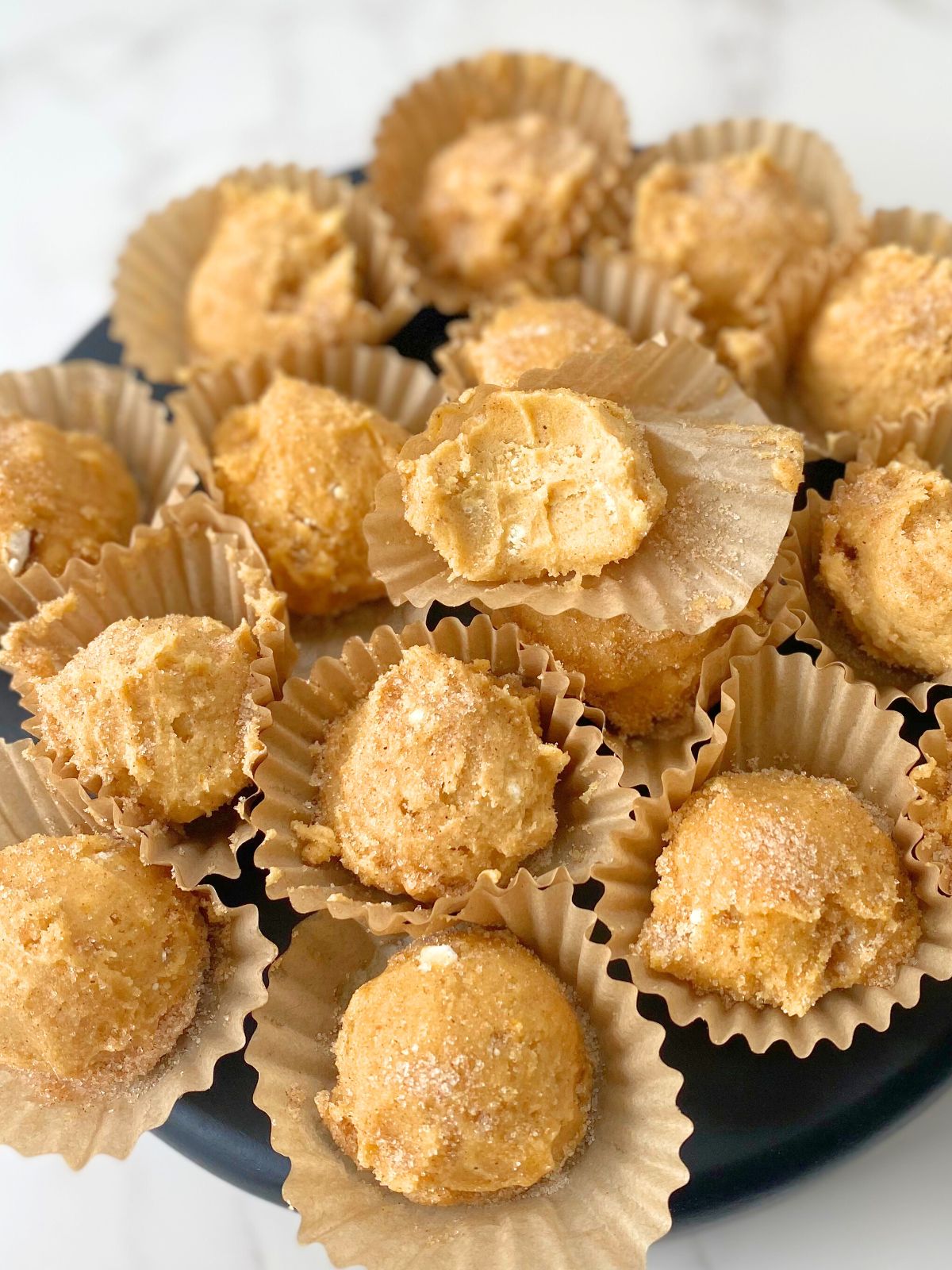 pumpkin spice cookie dough balls