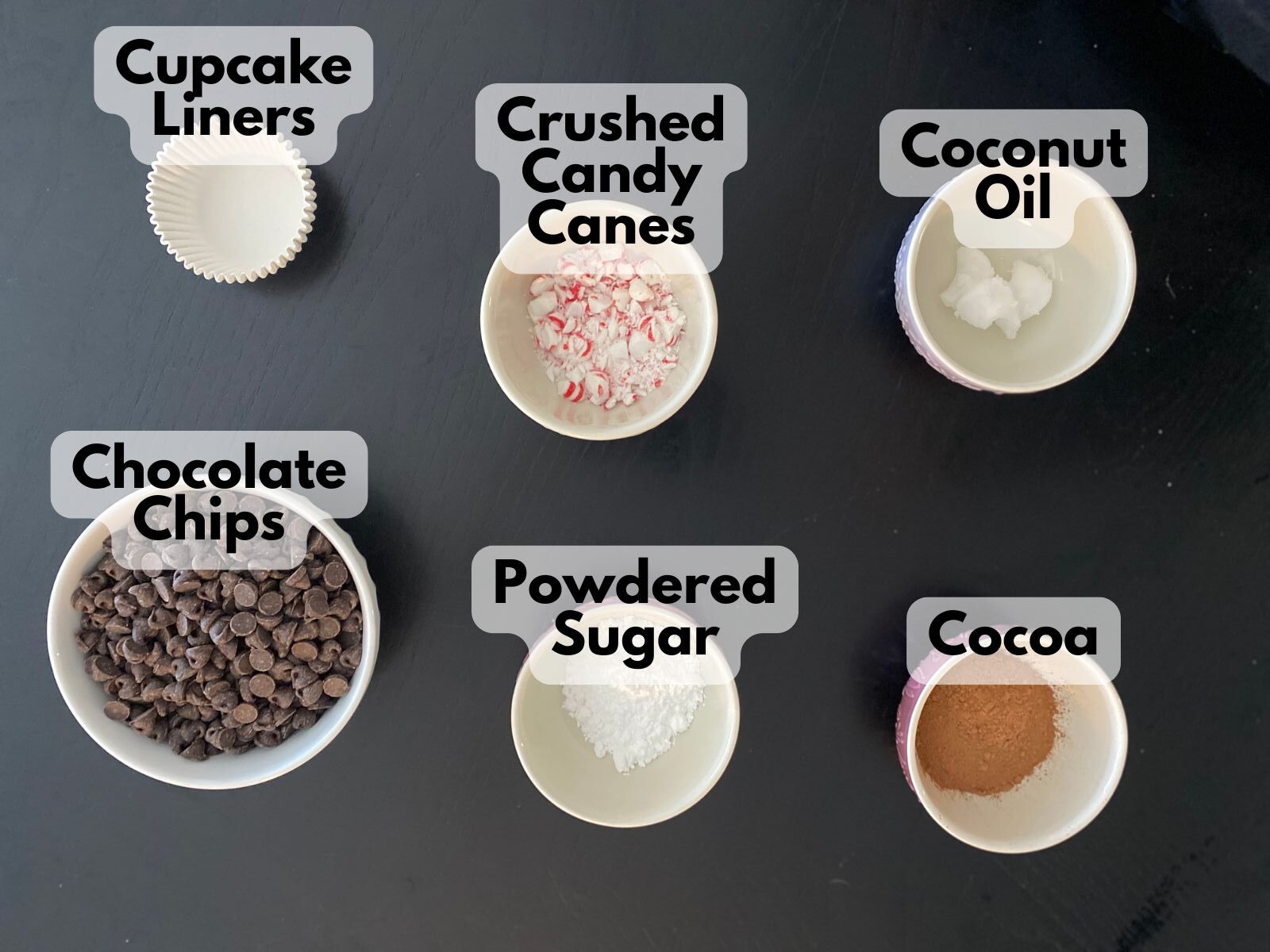 Christmas hot chocolate pucks ingredients