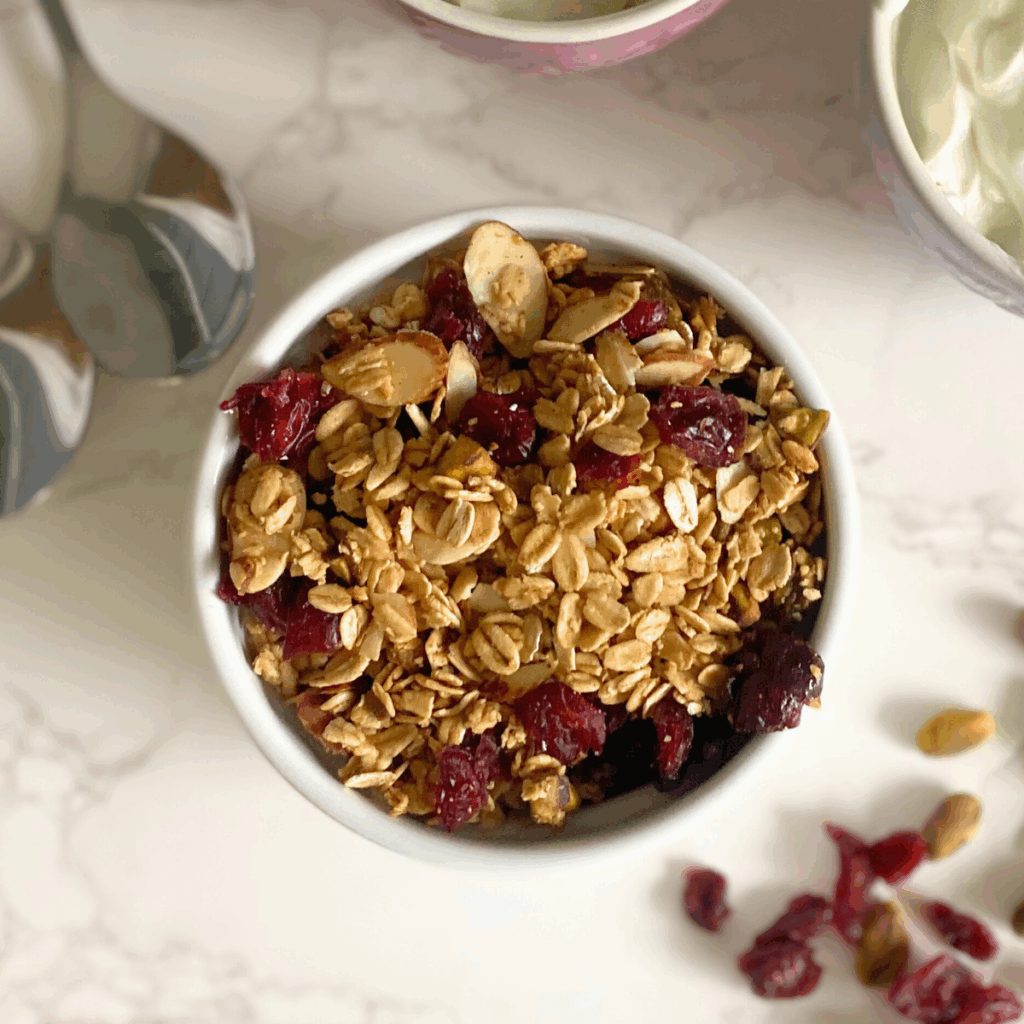 Christmas morning granola