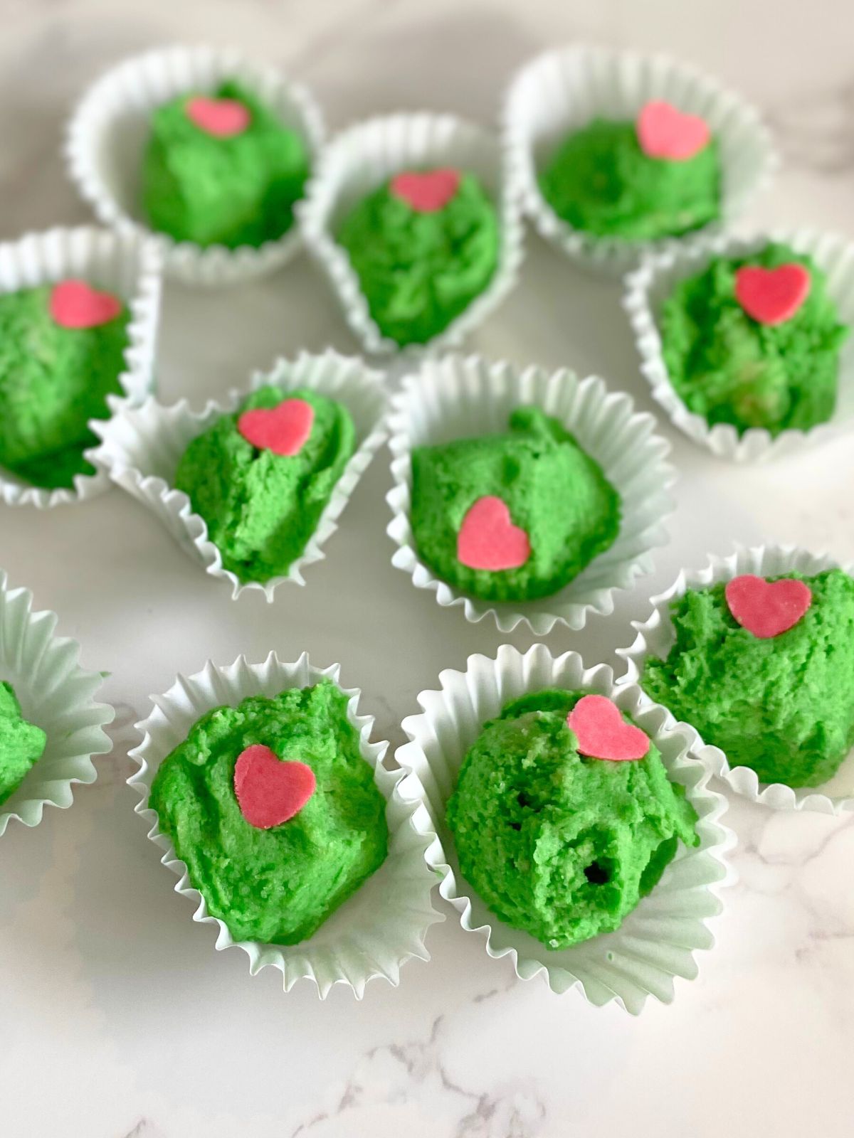 Grinch edible cookie dough