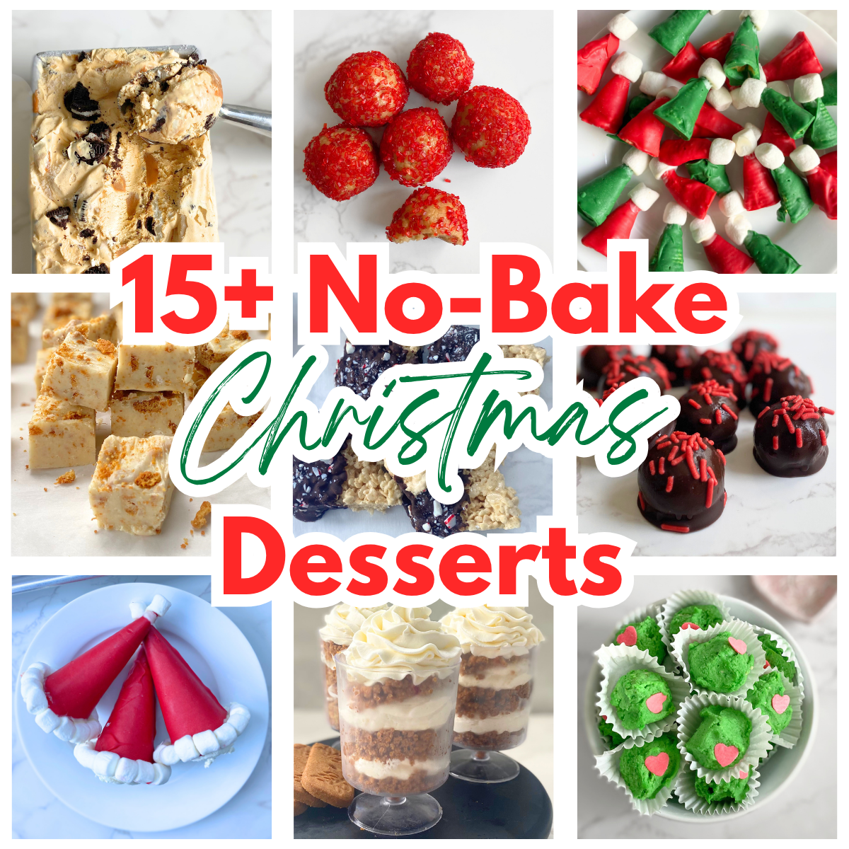 no bake Christmas desserts