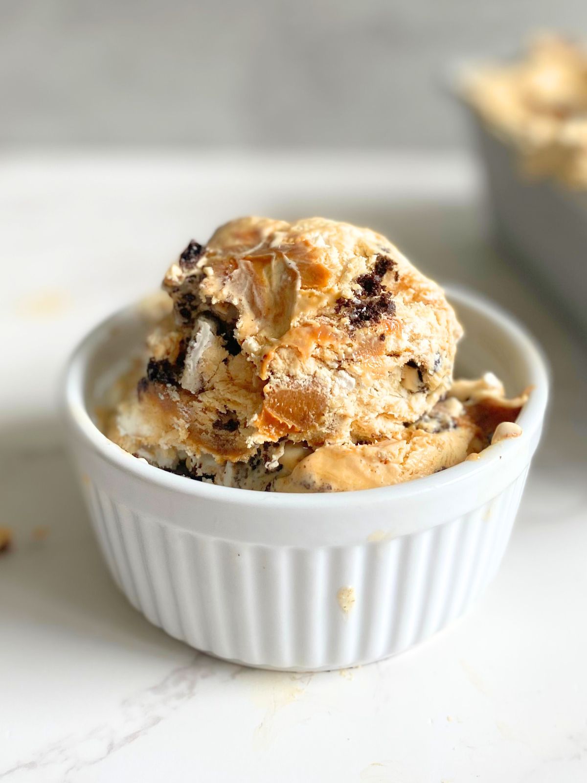 dulce de leche Oreo ice cream
