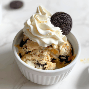 dulce de leche Oreo ice cream