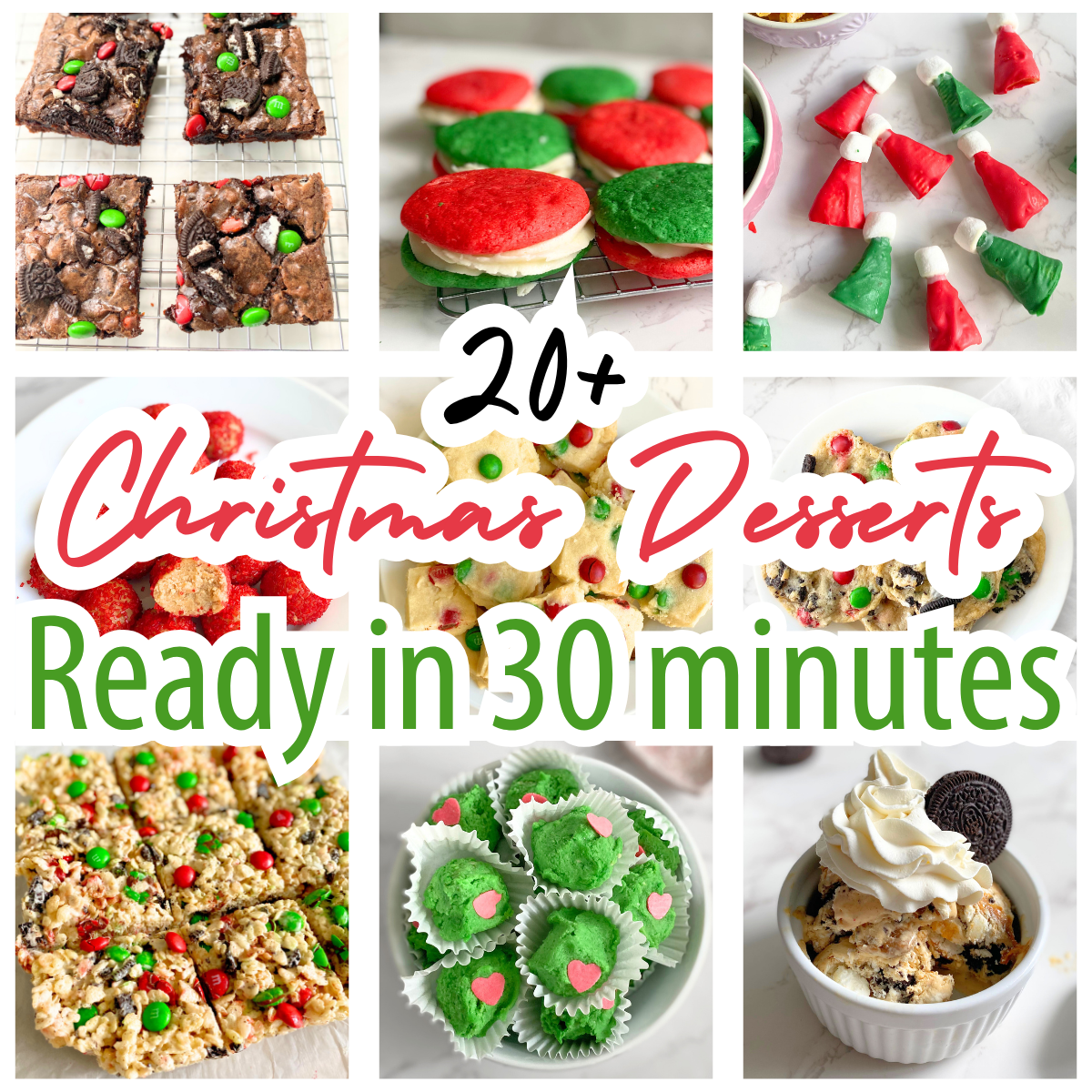 30 minute Christmas desserts