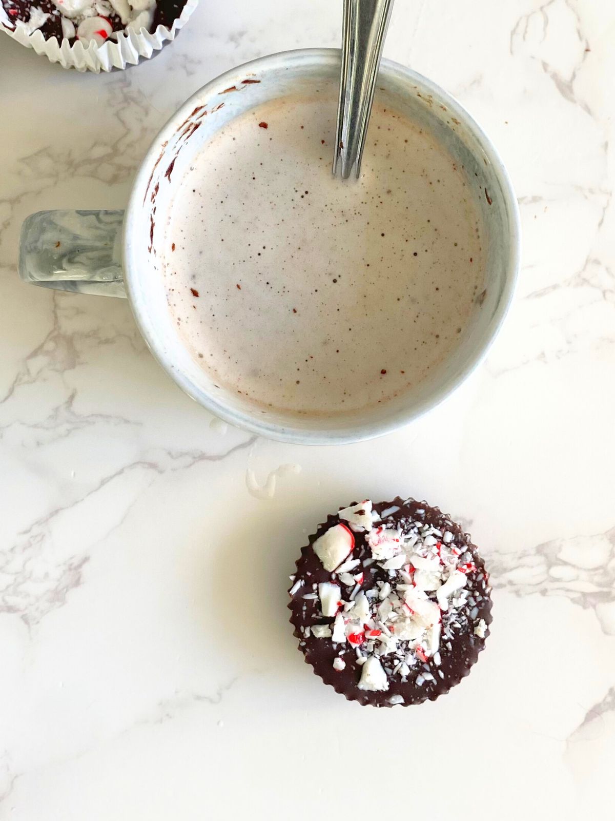 Christmas hot chocolate puck