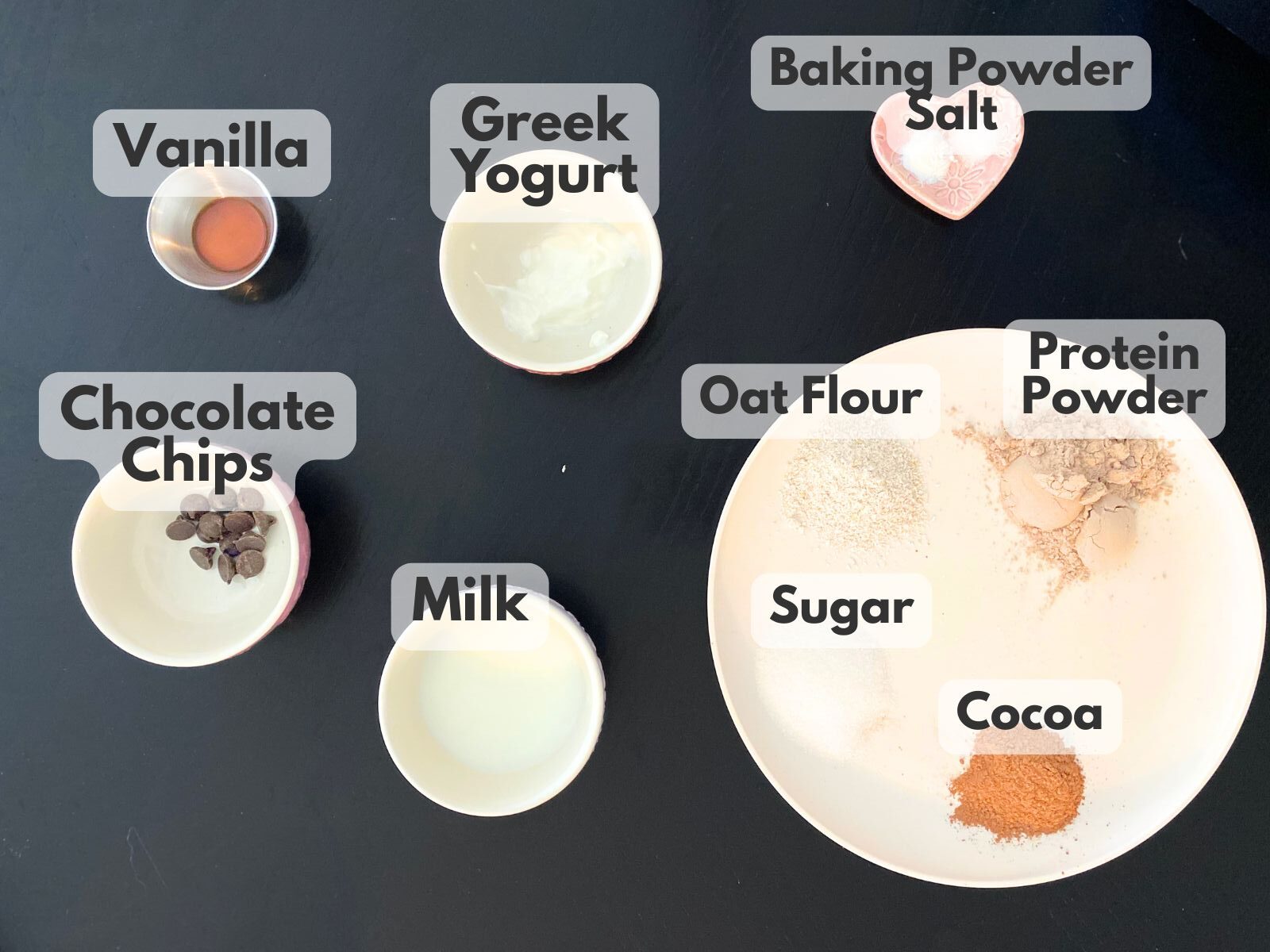 chocolate lava protein mug cake ingredients